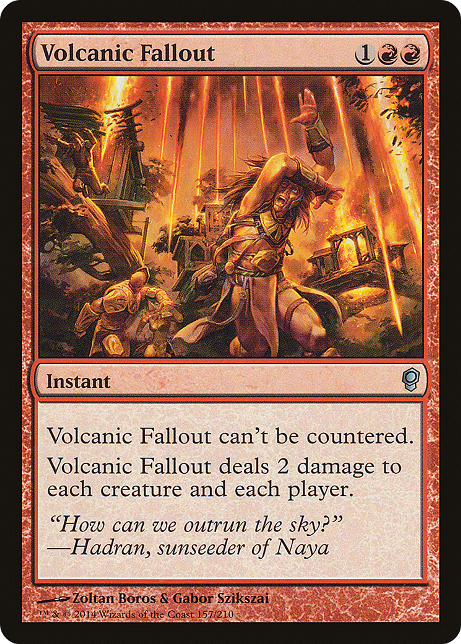 Volcanic Fallout — Conspiracy — Magic: The Gathering