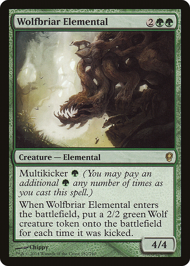 Wolfbriar Elemental — Conspiracy — Magic: The Gathering