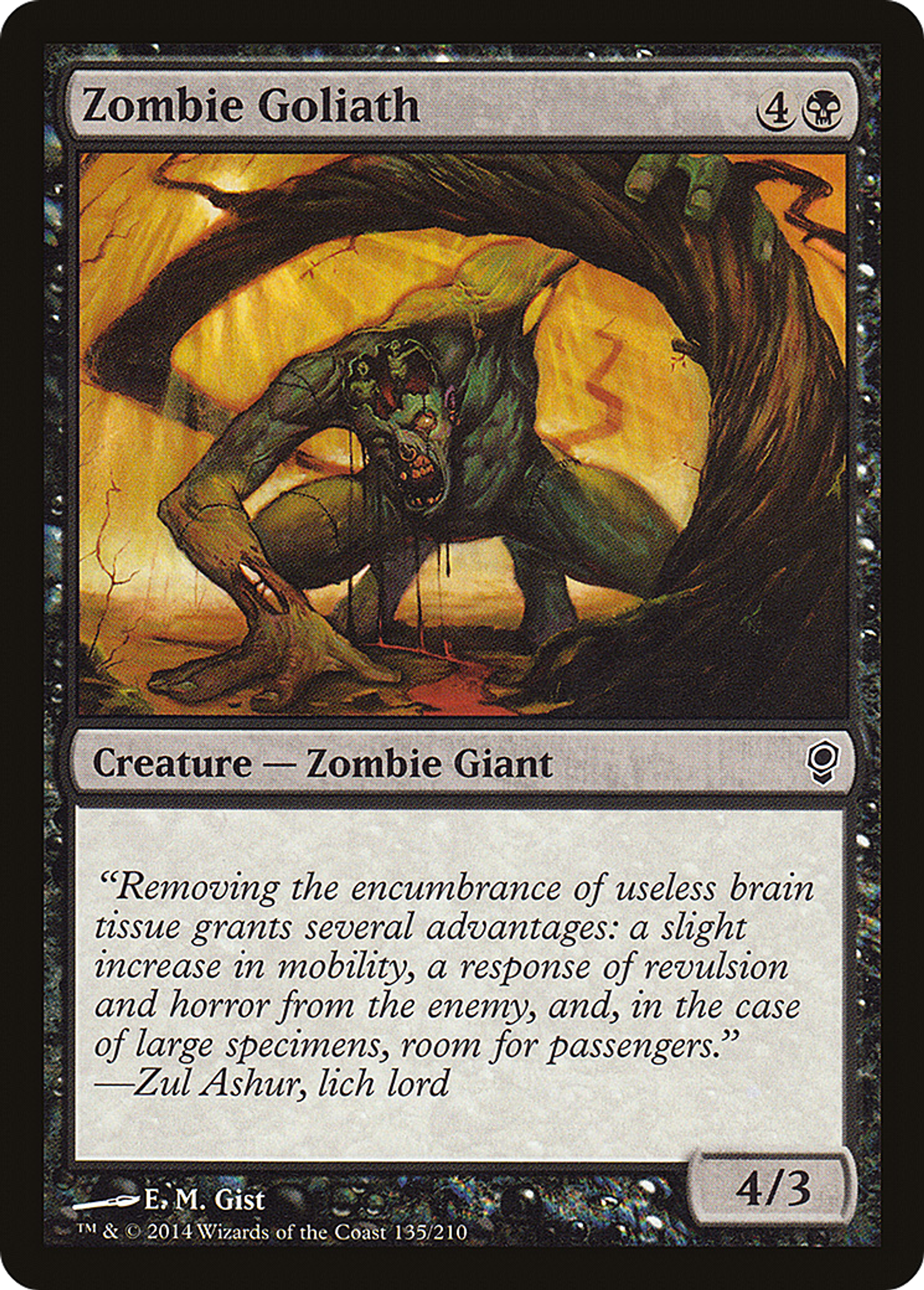 Zombie Goliath — Conspiracy — Magic: The Gathering