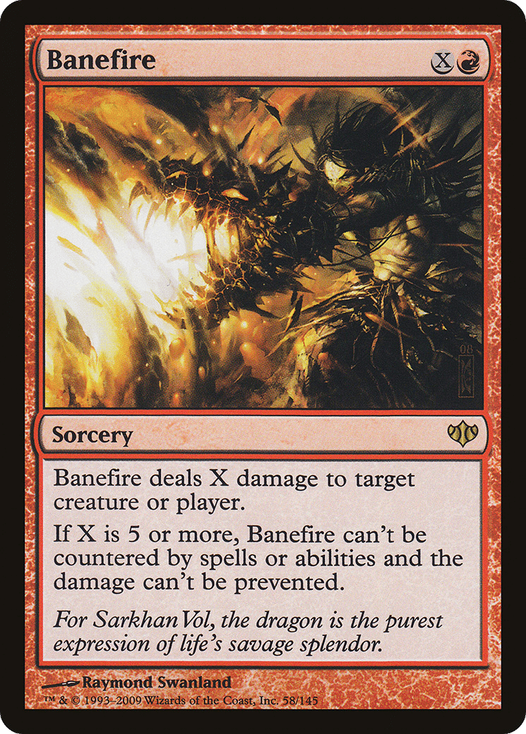 Banefire — Conflux — Magic: The Gathering
