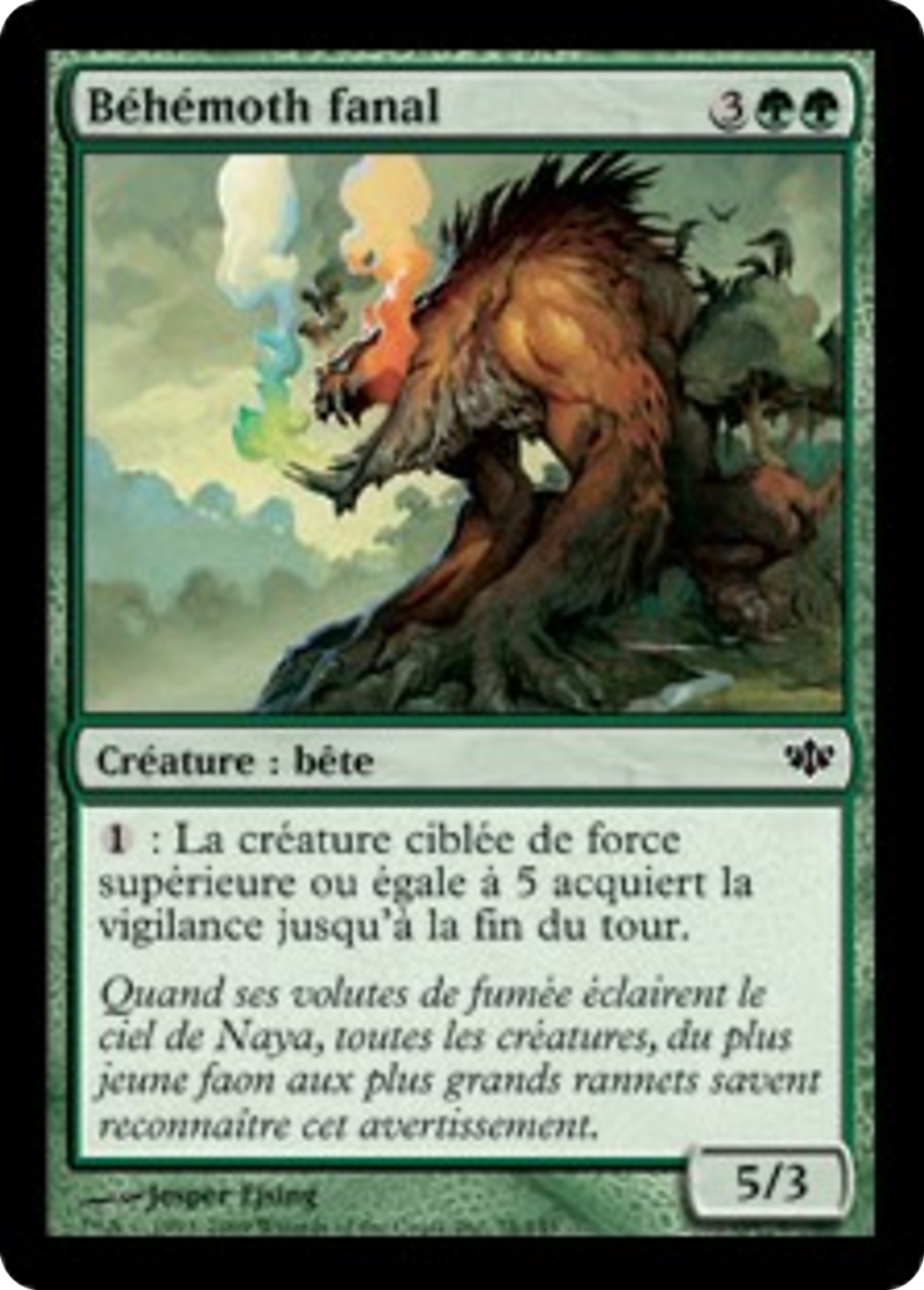 Béhémoth fanal — Conflux — Magic: The Gathering