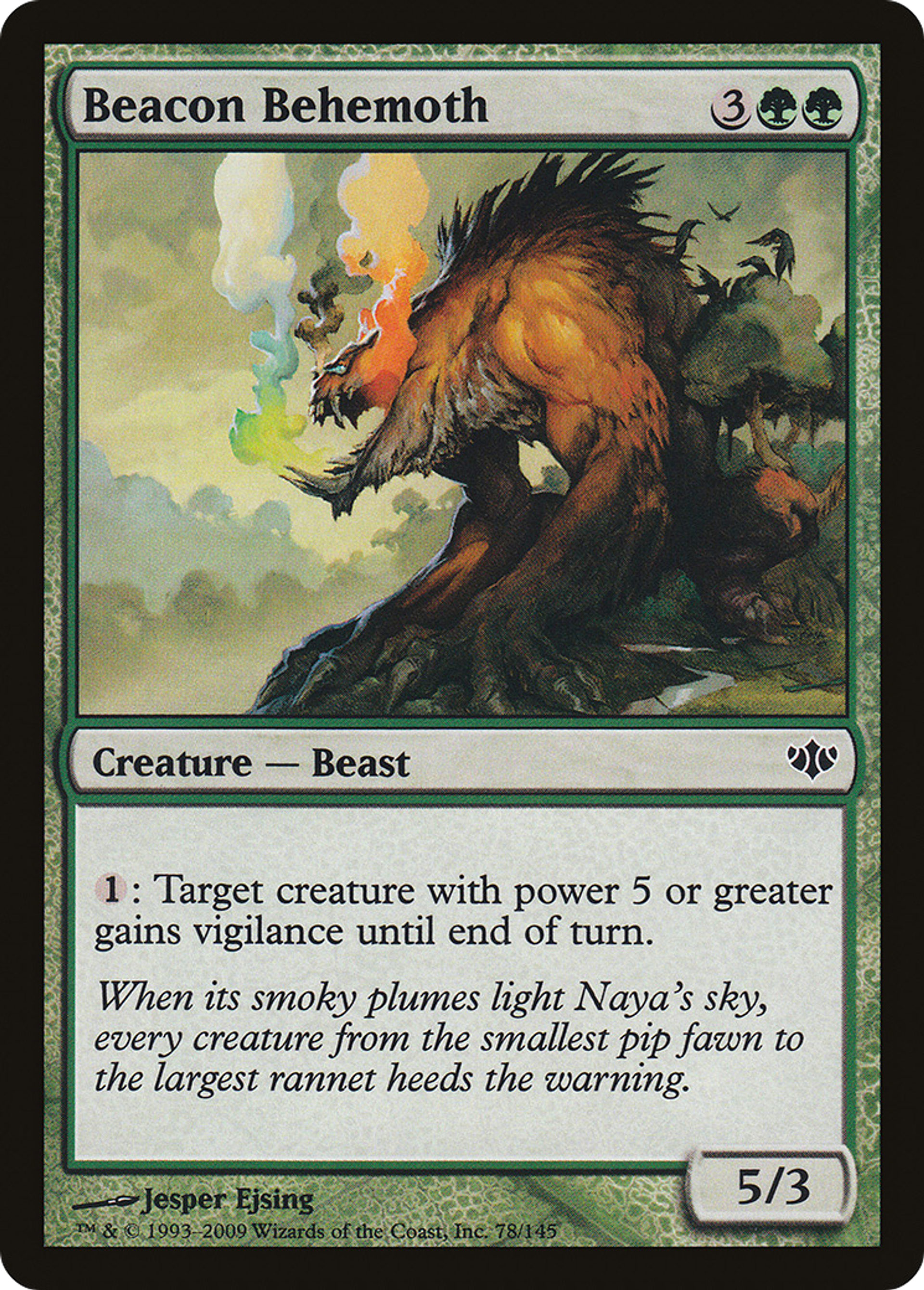 Beacon Behemoth — Conflux — Magic: The Gathering
