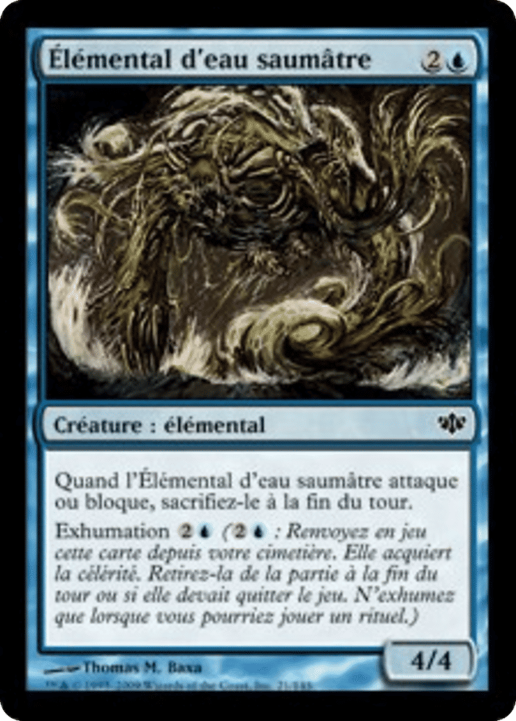 Élémental d'eau saumâtre — Conflux — Magic: The Gathering