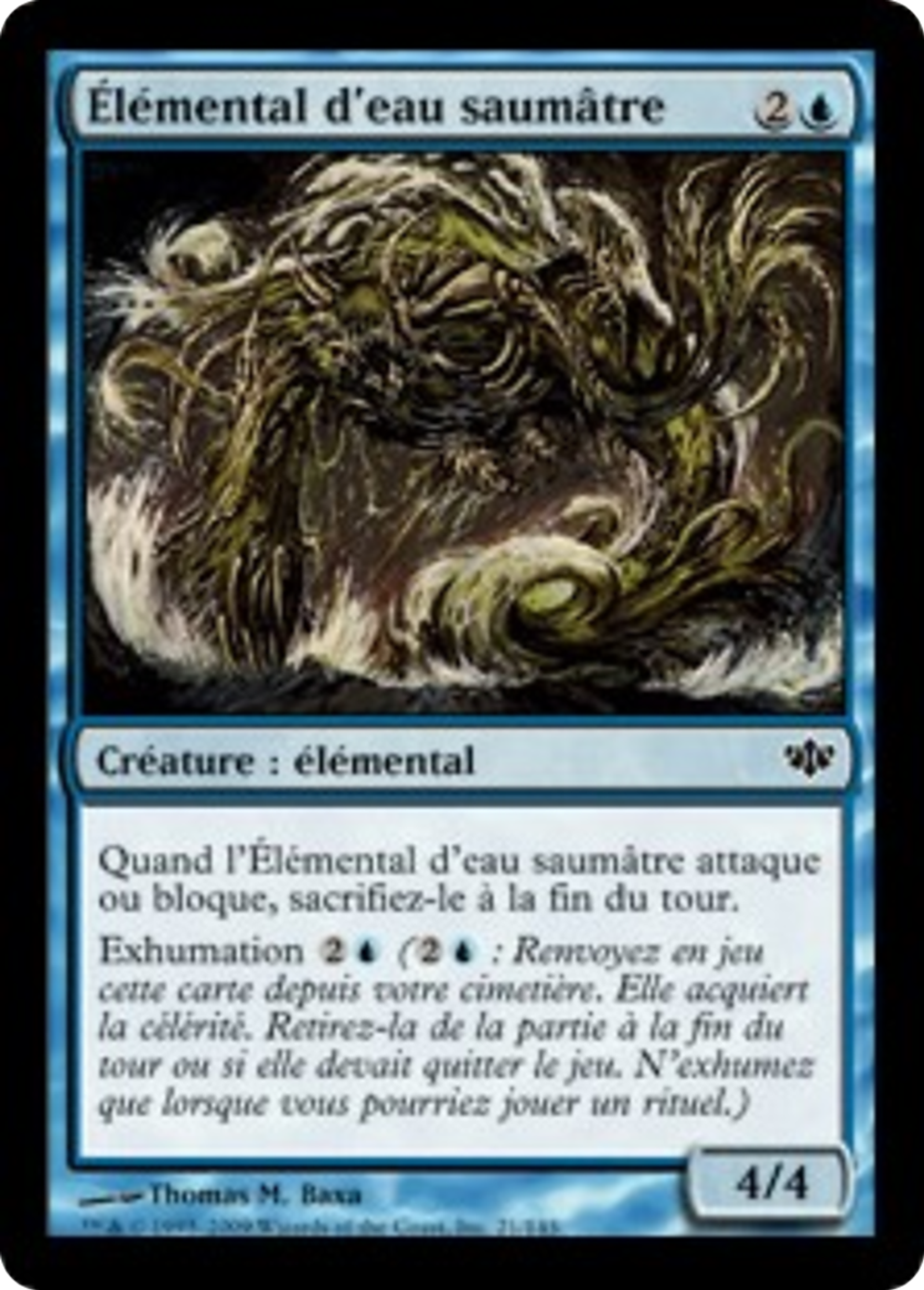 Élémental d'eau saumâtre — Conflux — Magic: The Gathering