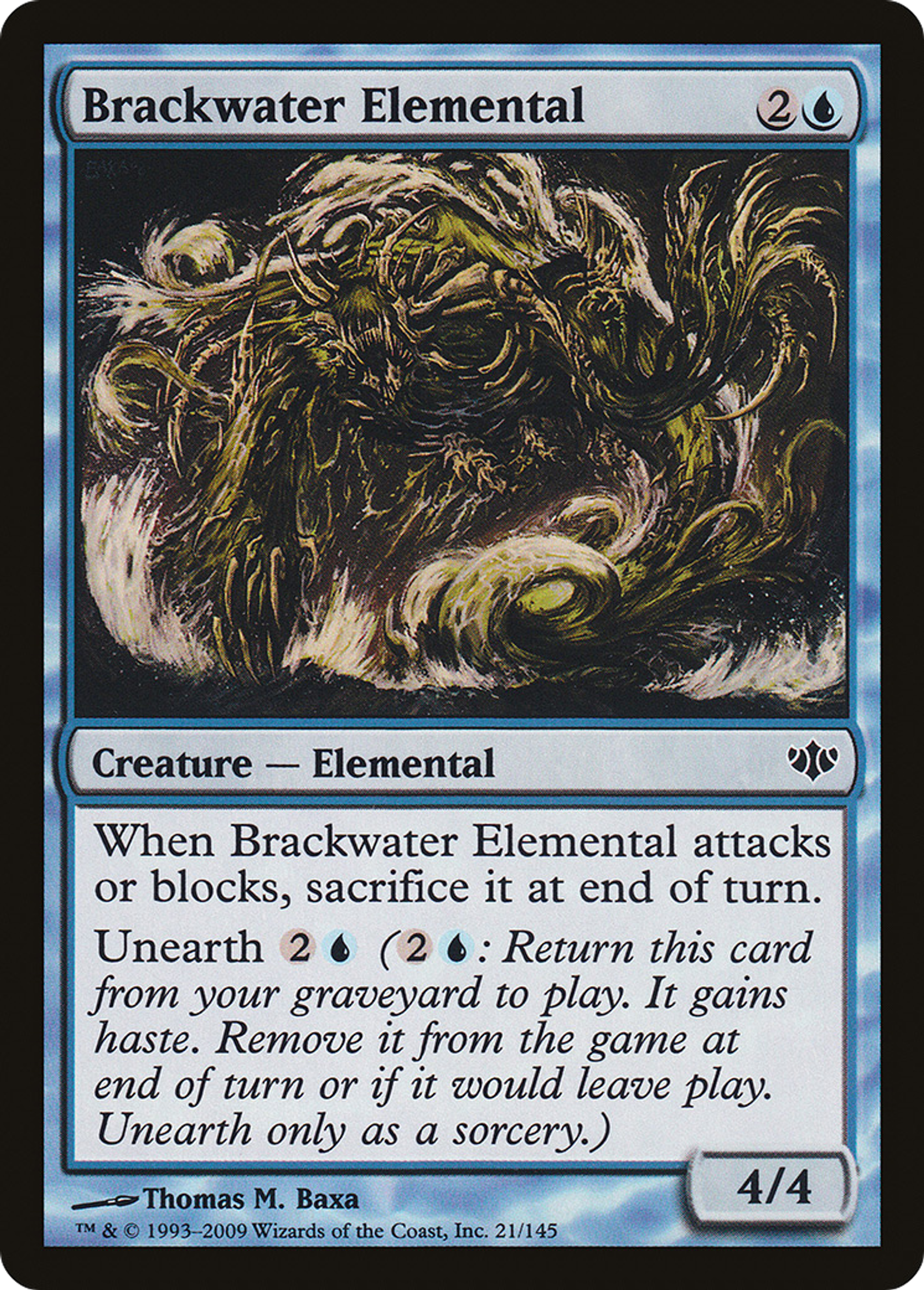 Brackwater Elemental — Conflux — Magic: The Gathering