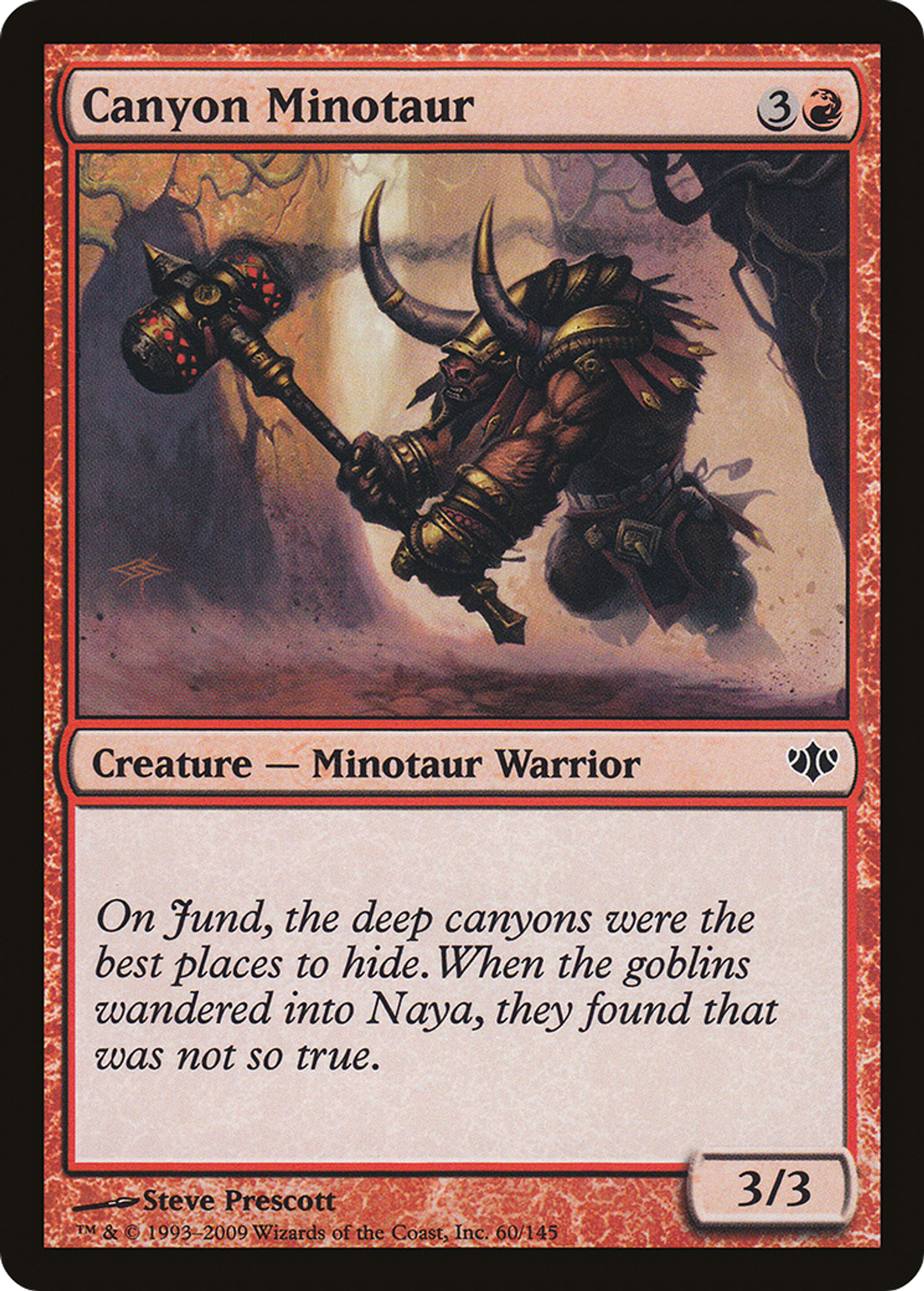 Canyon Minotaur — Conflux — Magic: The Gathering