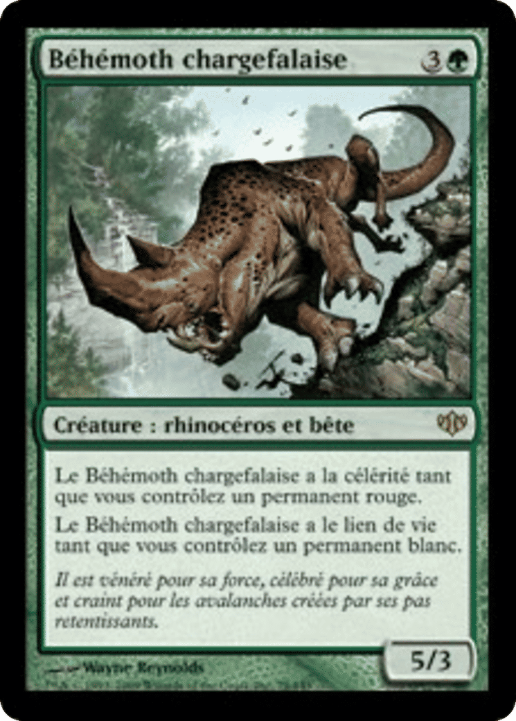 Béhémoth chargefalaise — Conflux — Magic: The Gathering
