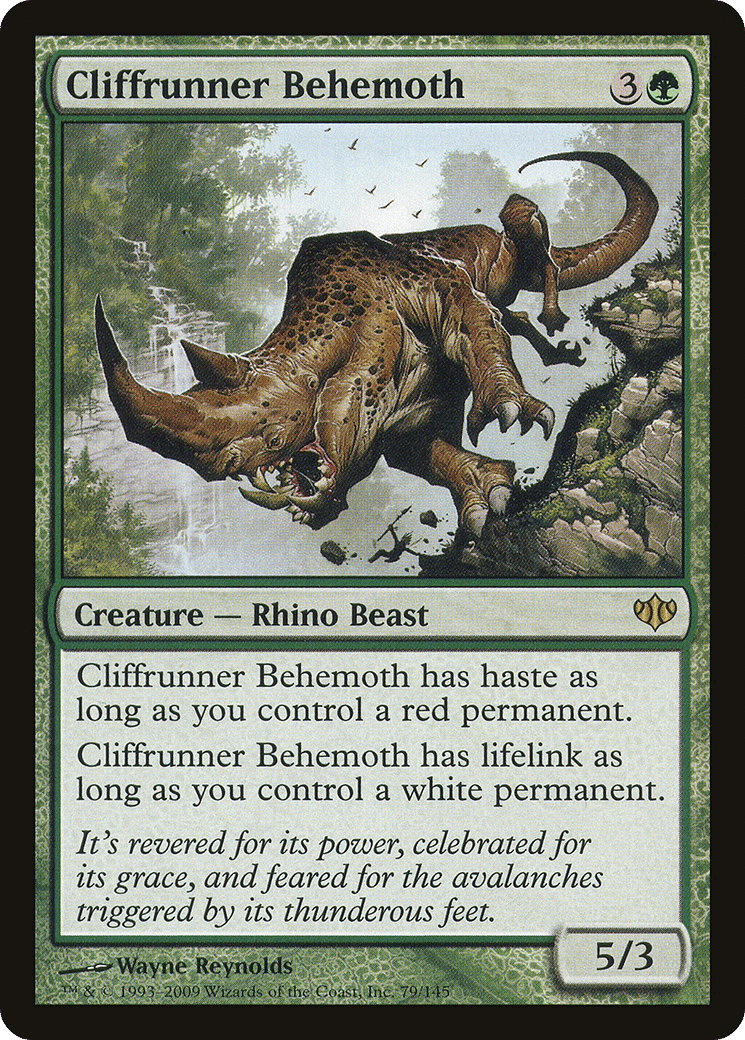 Cliffrunner Behemoth — Conflux — Magic: The Gathering
