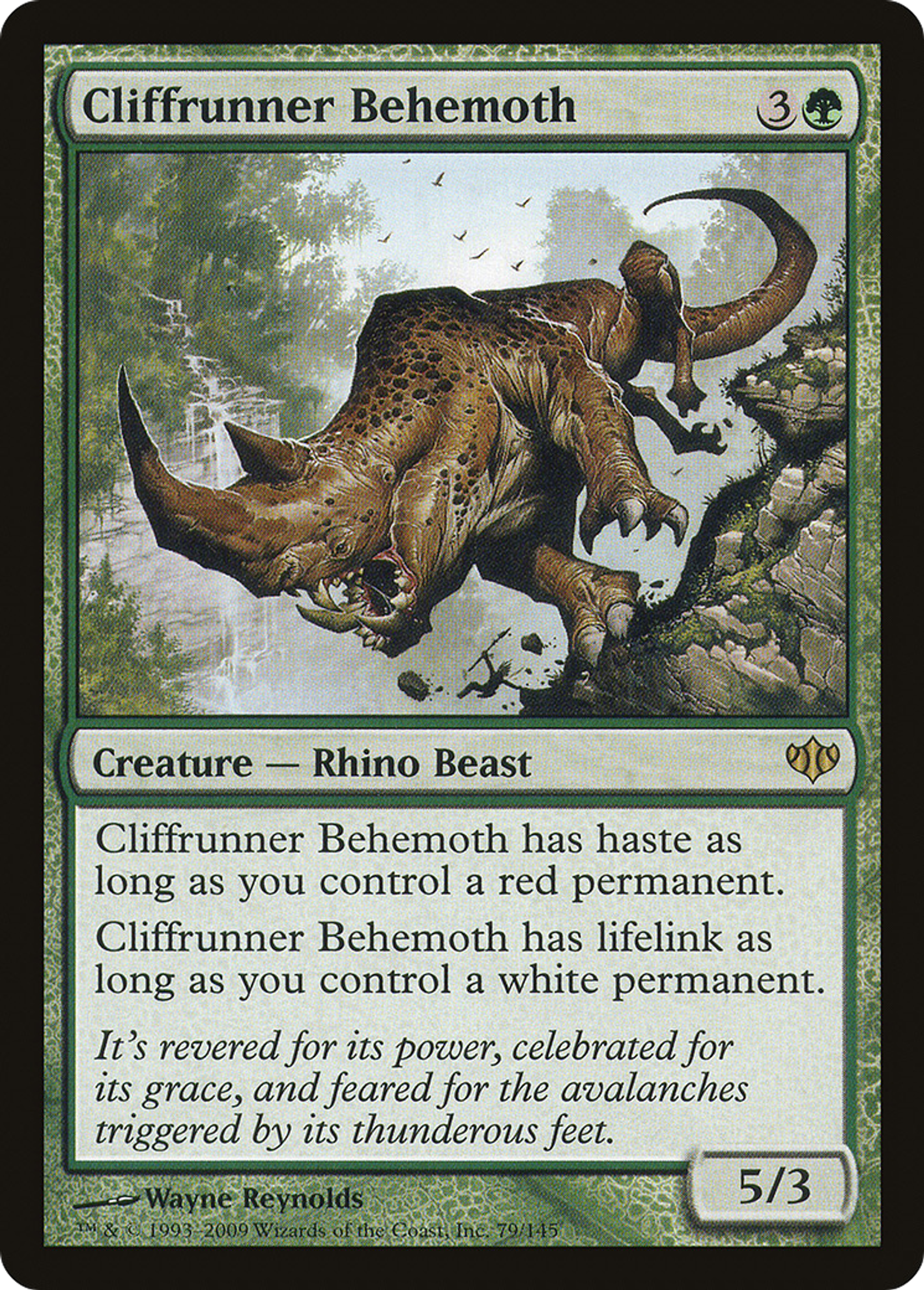 Cliffrunner Behemoth — Conflux — Magic: The Gathering
