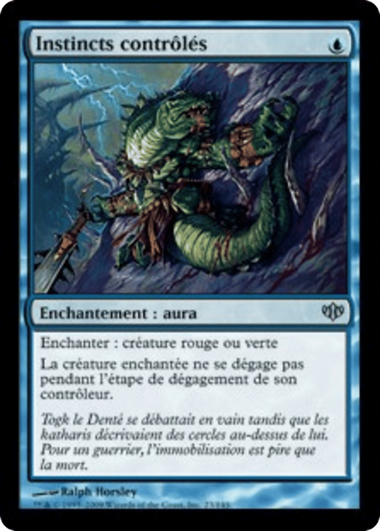 Instincts contrôlés — Conflux — Magic: The Gathering
