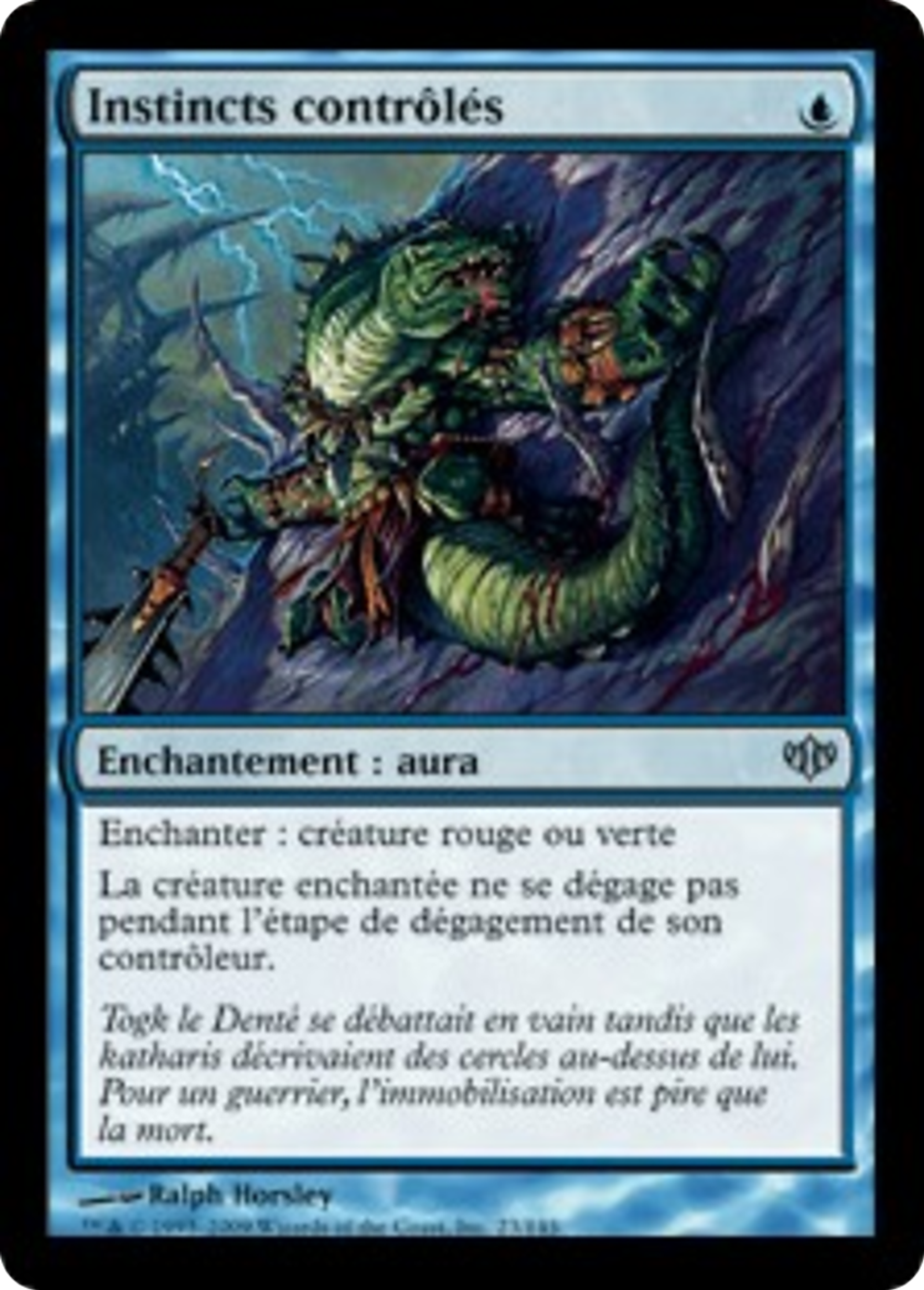 Instincts contrôlés — Conflux — Magic: The Gathering