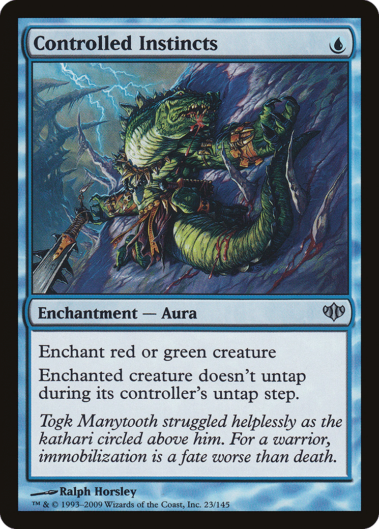 Instincts contrôlés — Conflux — Magic: The Gathering