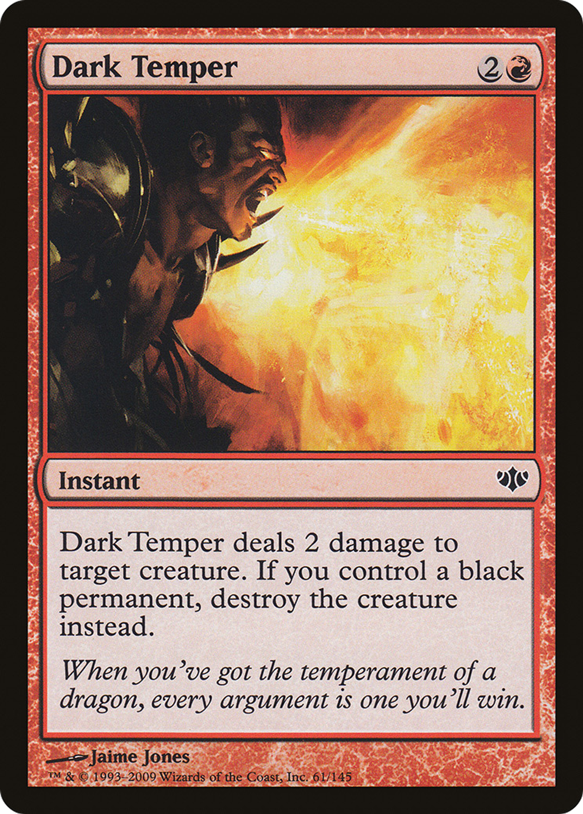 Dark Temper — Conflux — Magic: The Gathering