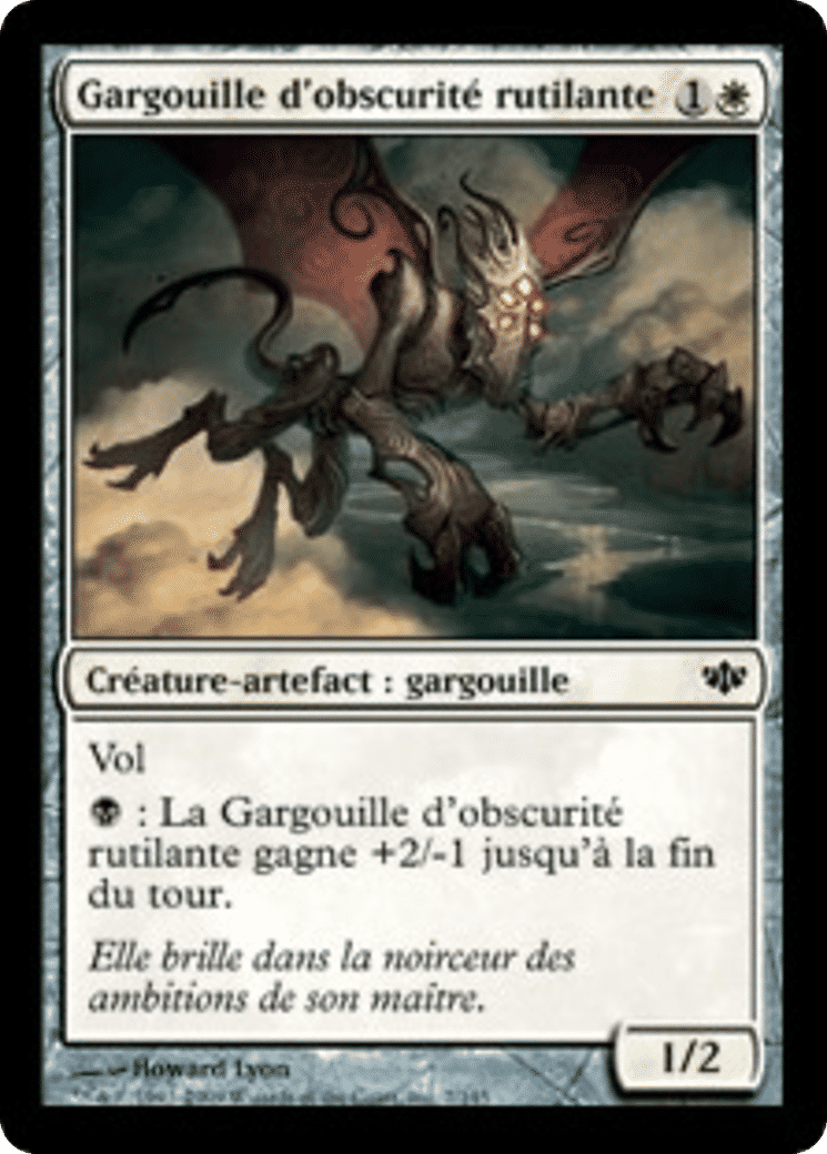Gargouille d'obscurité rutilante — Conflux — Magic: The Gathering