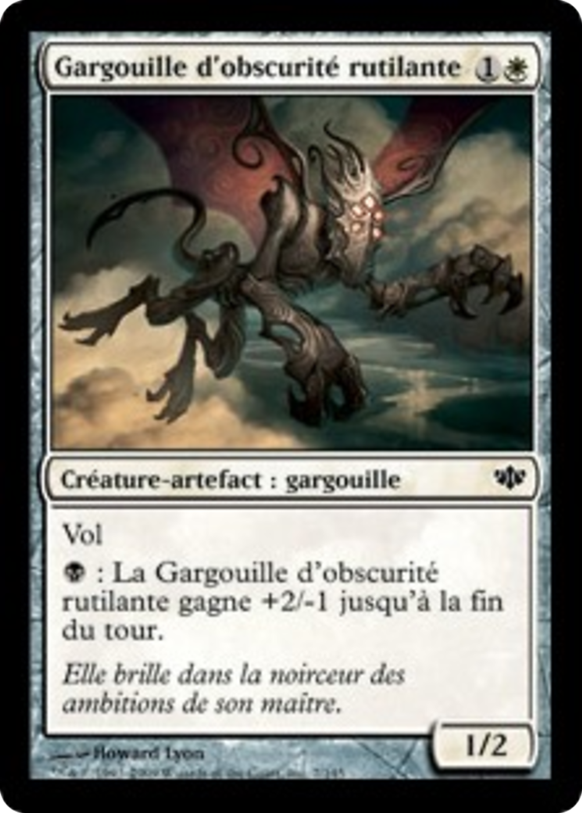 Gargouille d'obscurité rutilante — Conflux — Magic: The Gathering