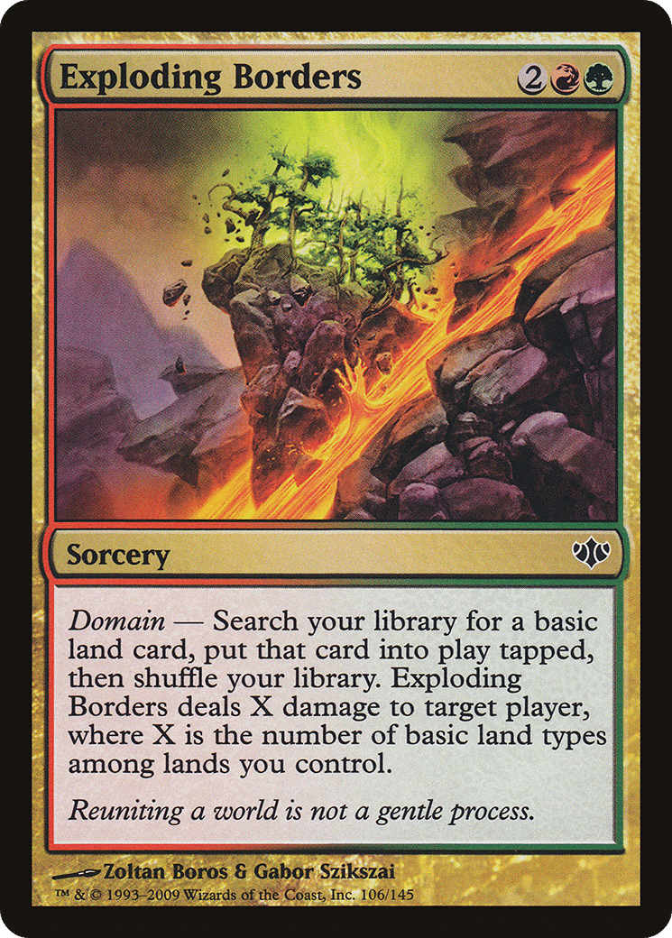 Frontières éclatées — Conflux — Magic: The Gathering