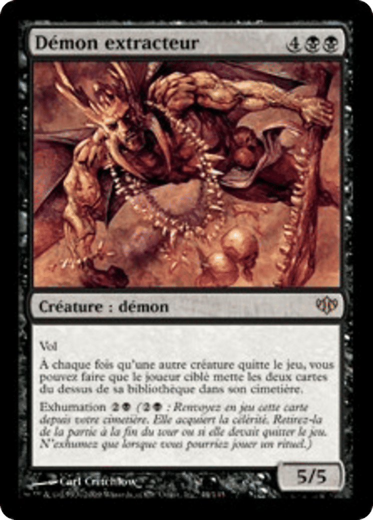 Démon extracteur — Conflux — Magic: The Gathering