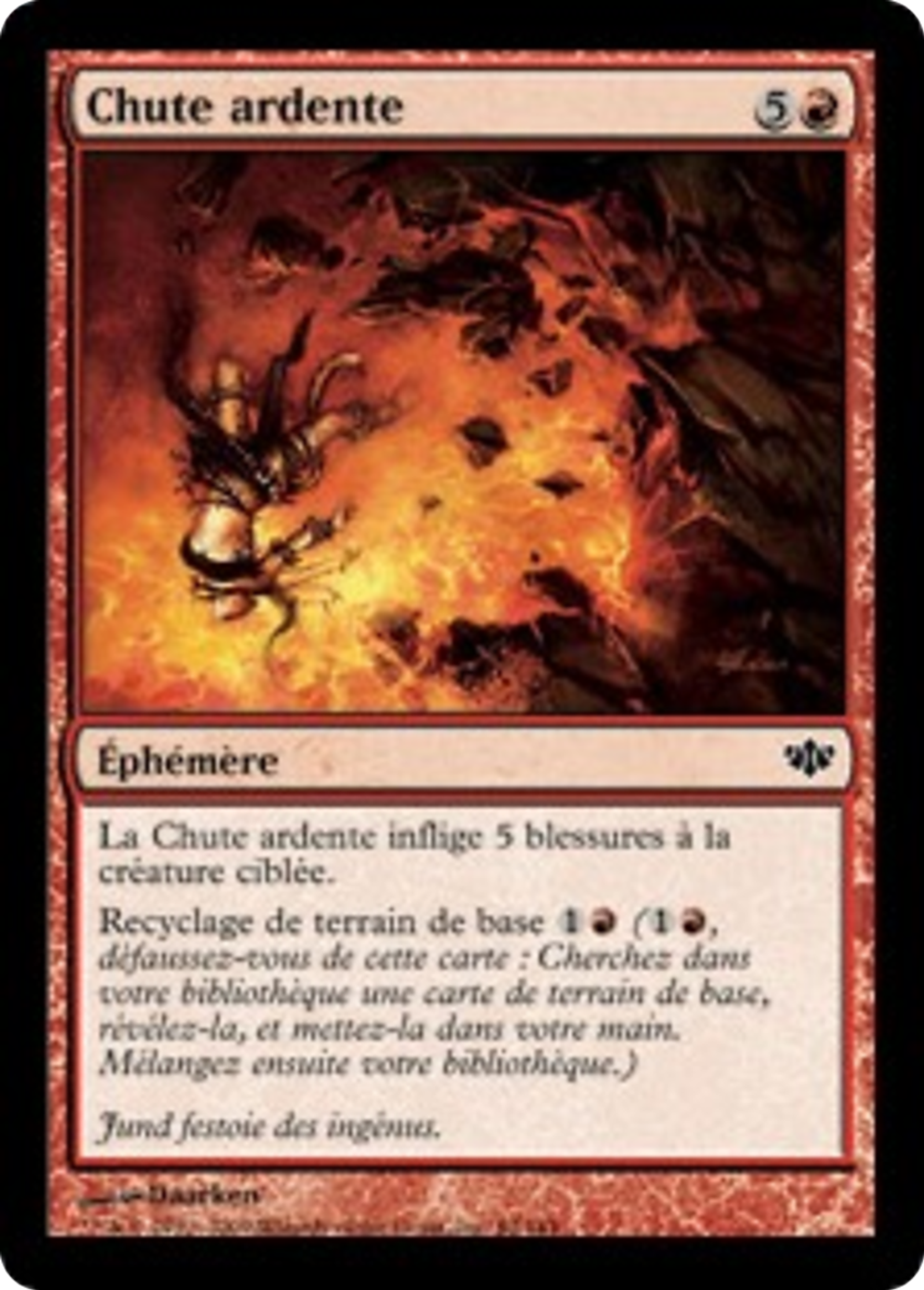 Chute ardente — Conflux — Magic: The Gathering