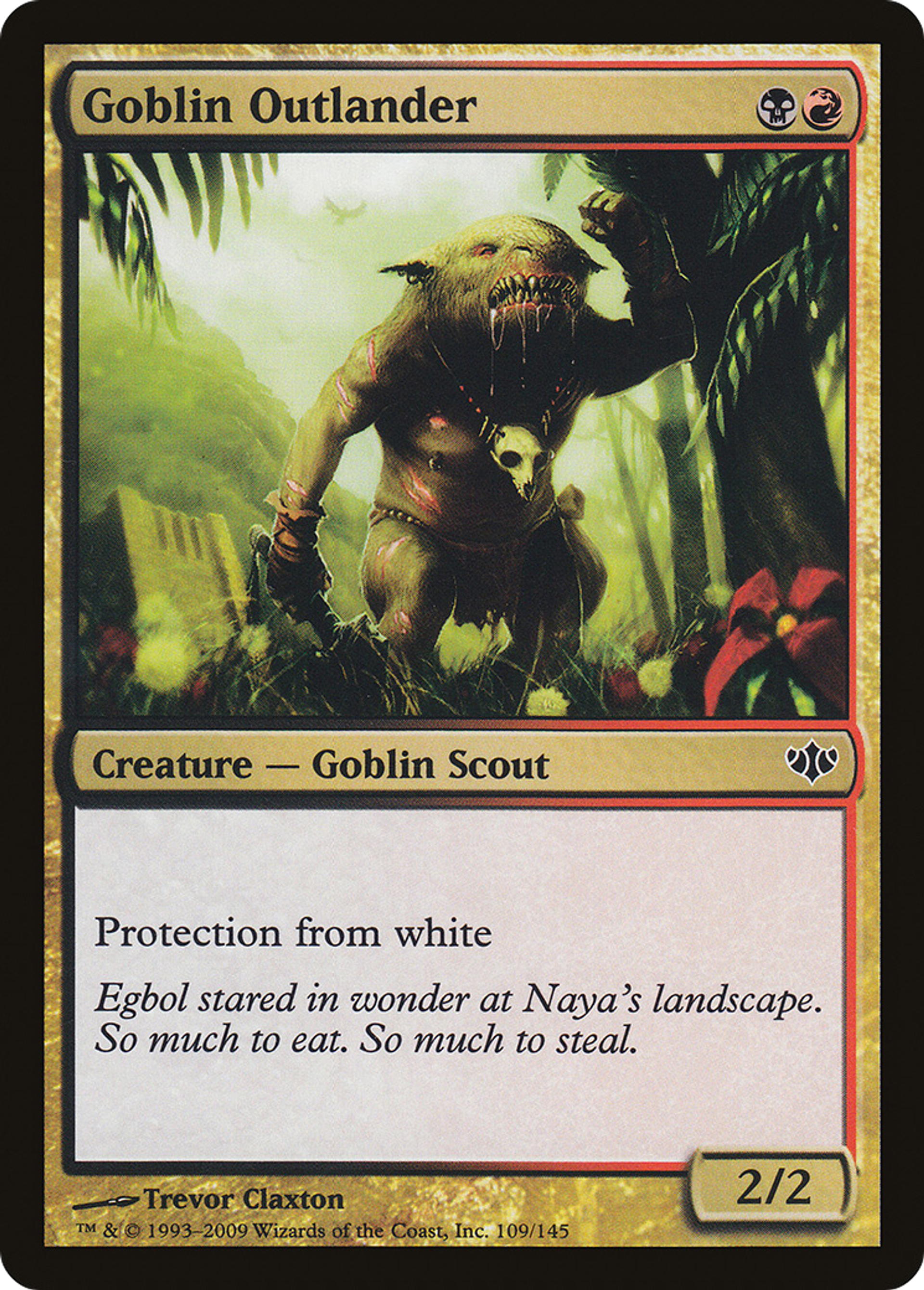 Goblin Outlander — Conflux — Magic: The Gathering