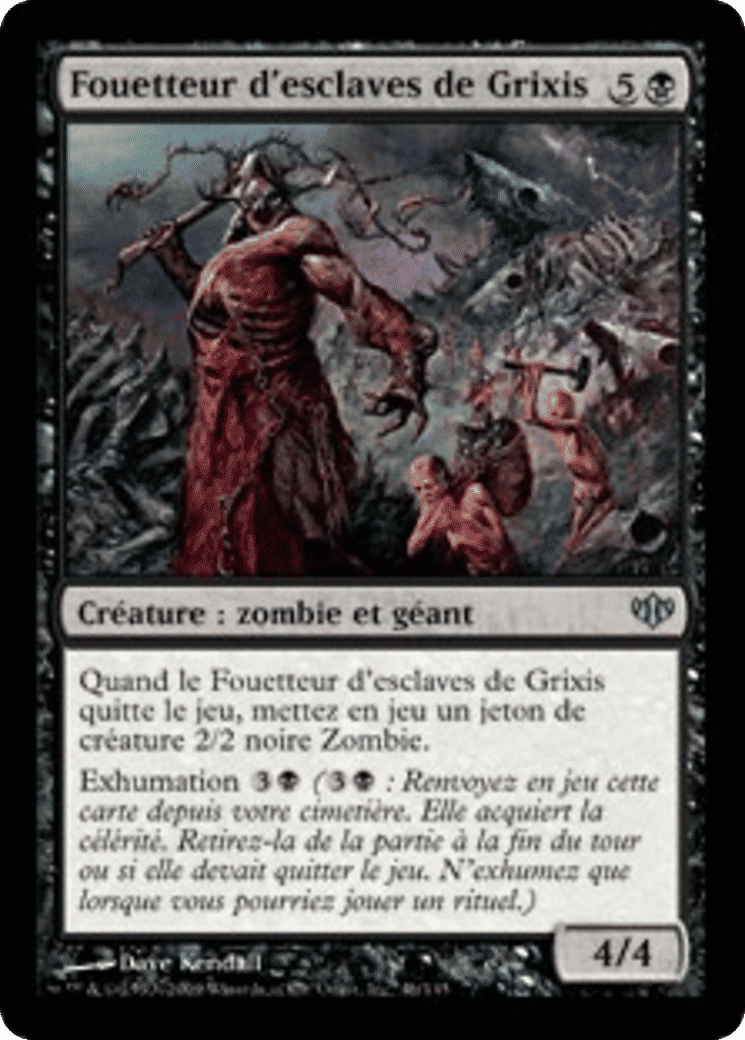 Fouetteur d'esclaves de Grixis — Conflux — Magic: The Gathering
