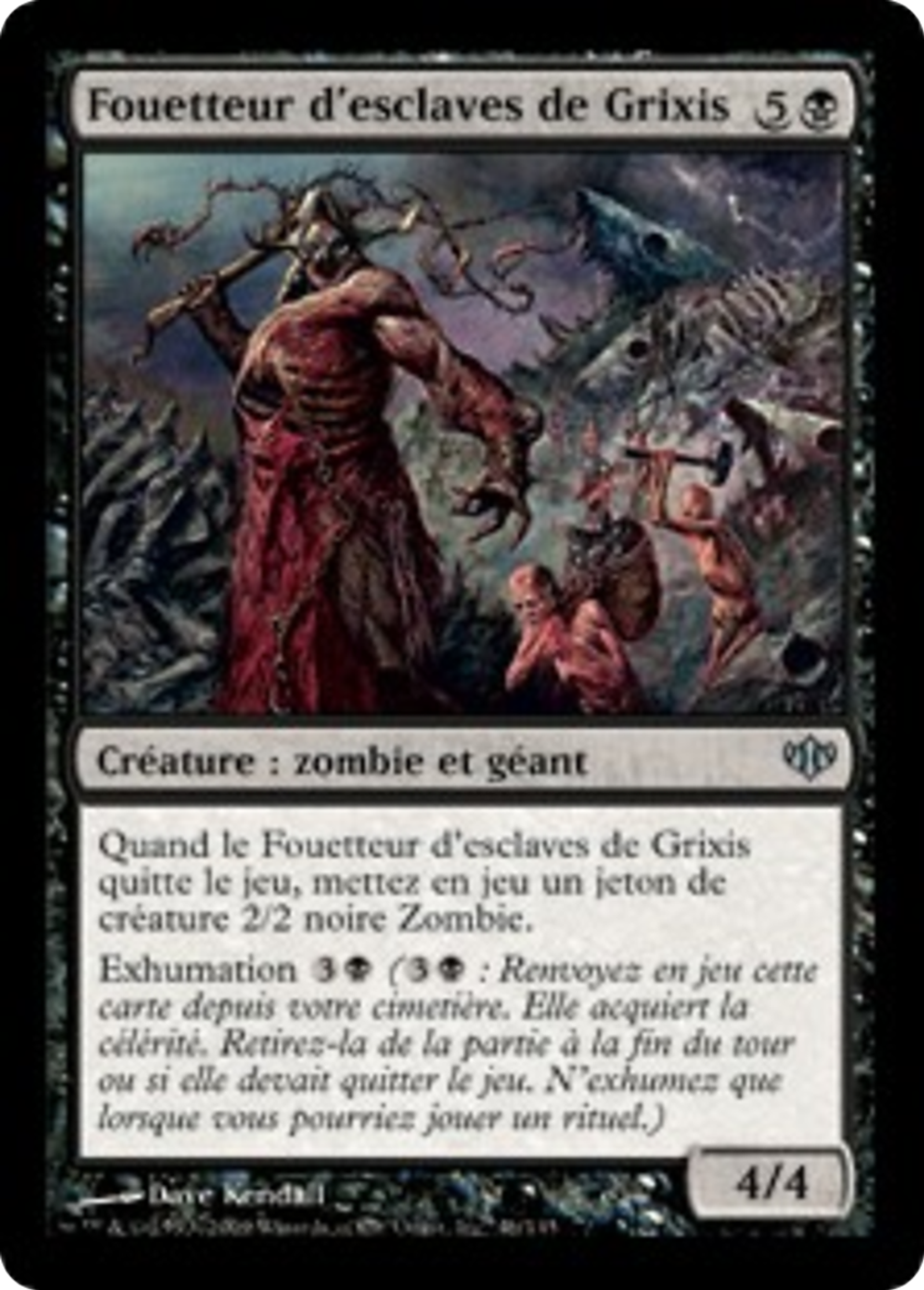 Fouetteur d'esclaves de Grixis — Conflux — Magic: The Gathering