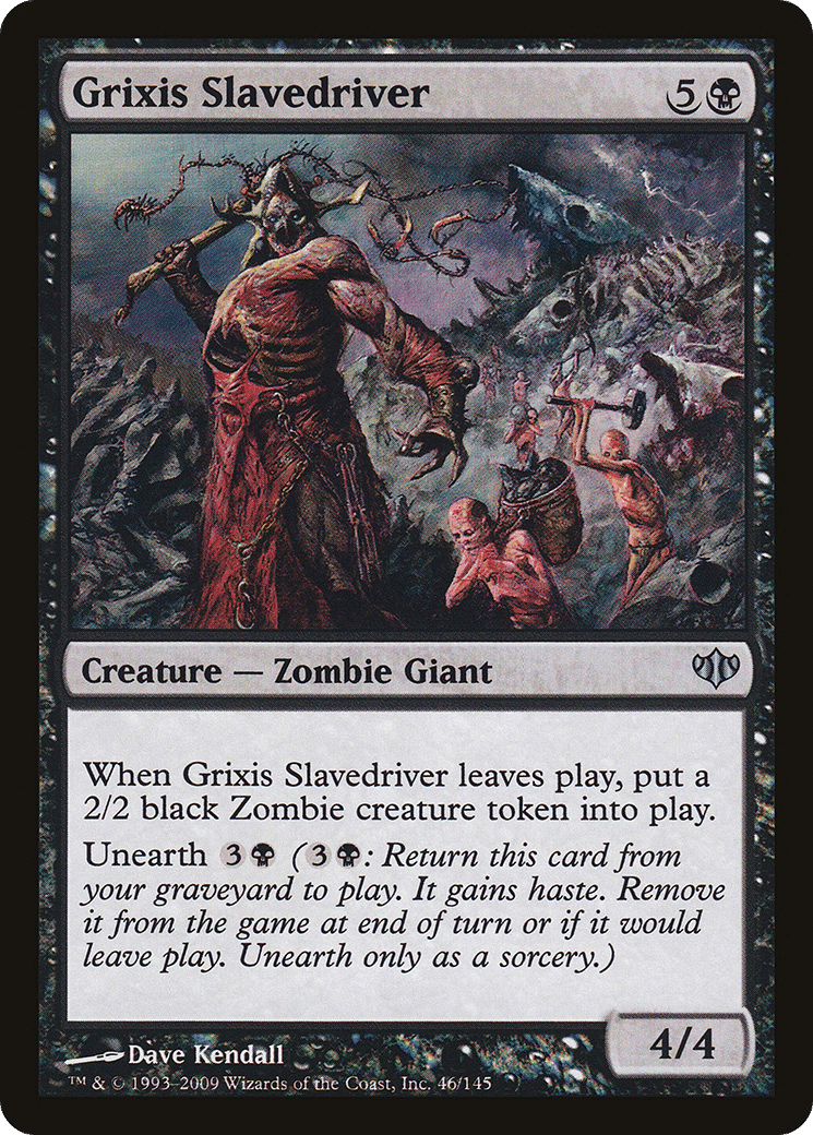 Grixis Slavedriver — Conflux — Magic: The Gathering