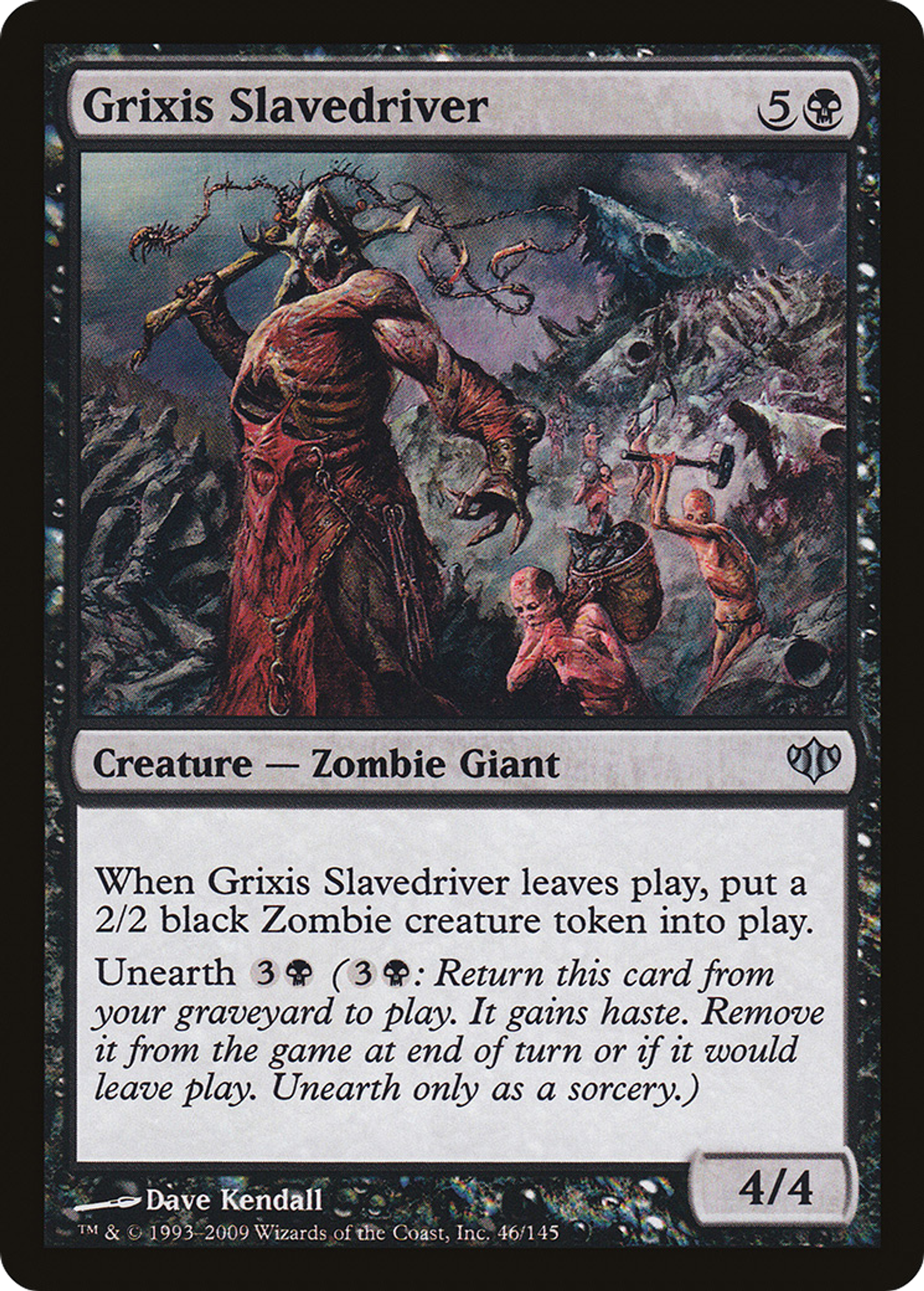 Grixis Slavedriver — Conflux — Magic: The Gathering