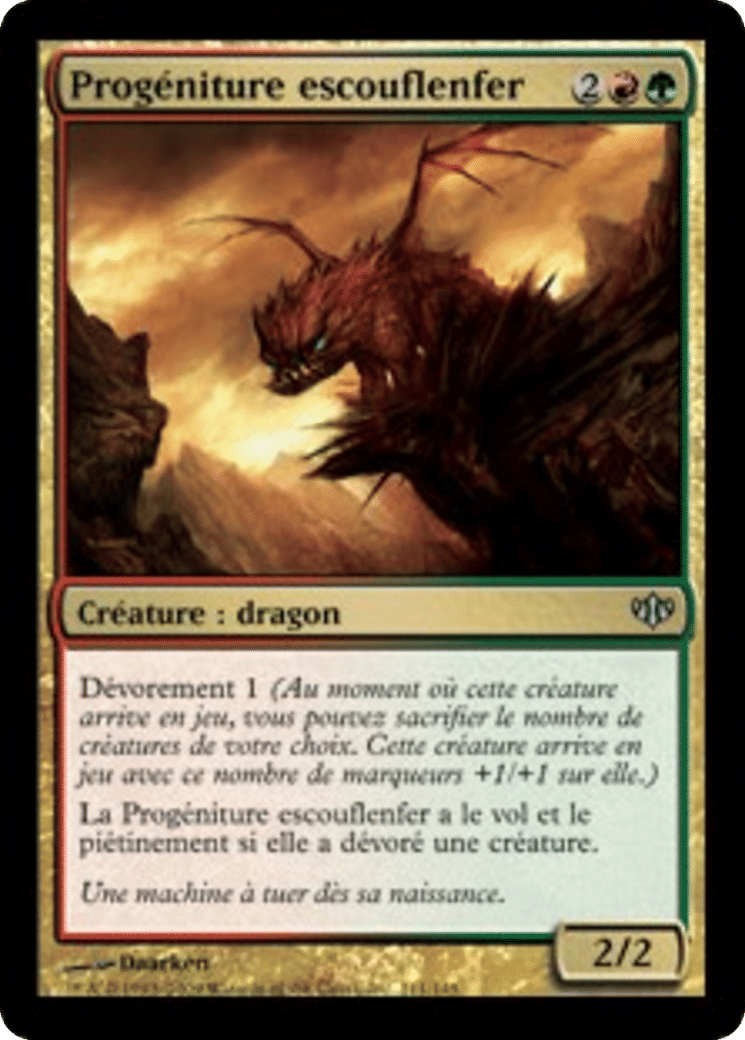 Progéniture escouflenfer — Conflux — Magic: The Gathering