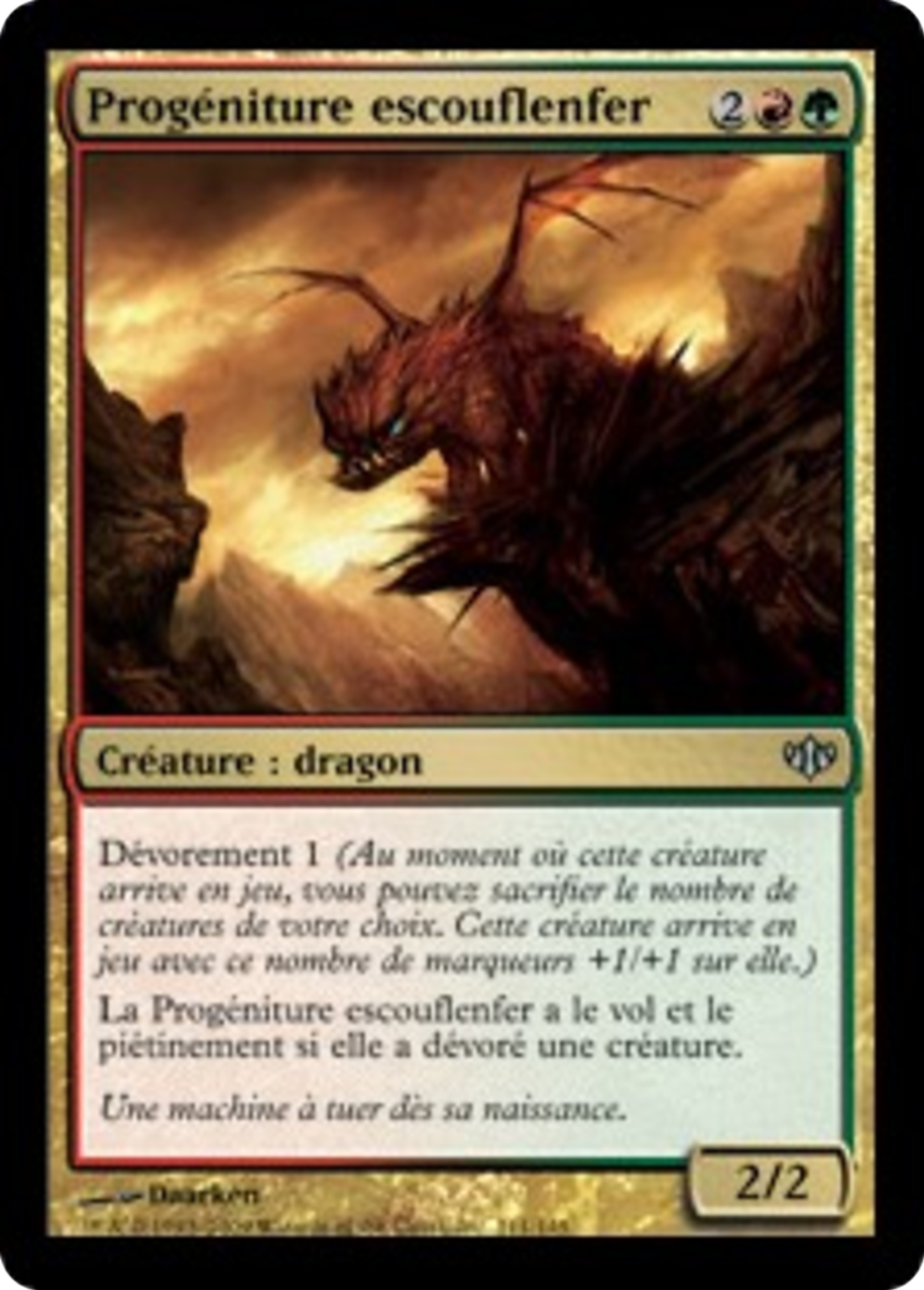Progéniture escouflenfer — Conflux — Magic: The Gathering