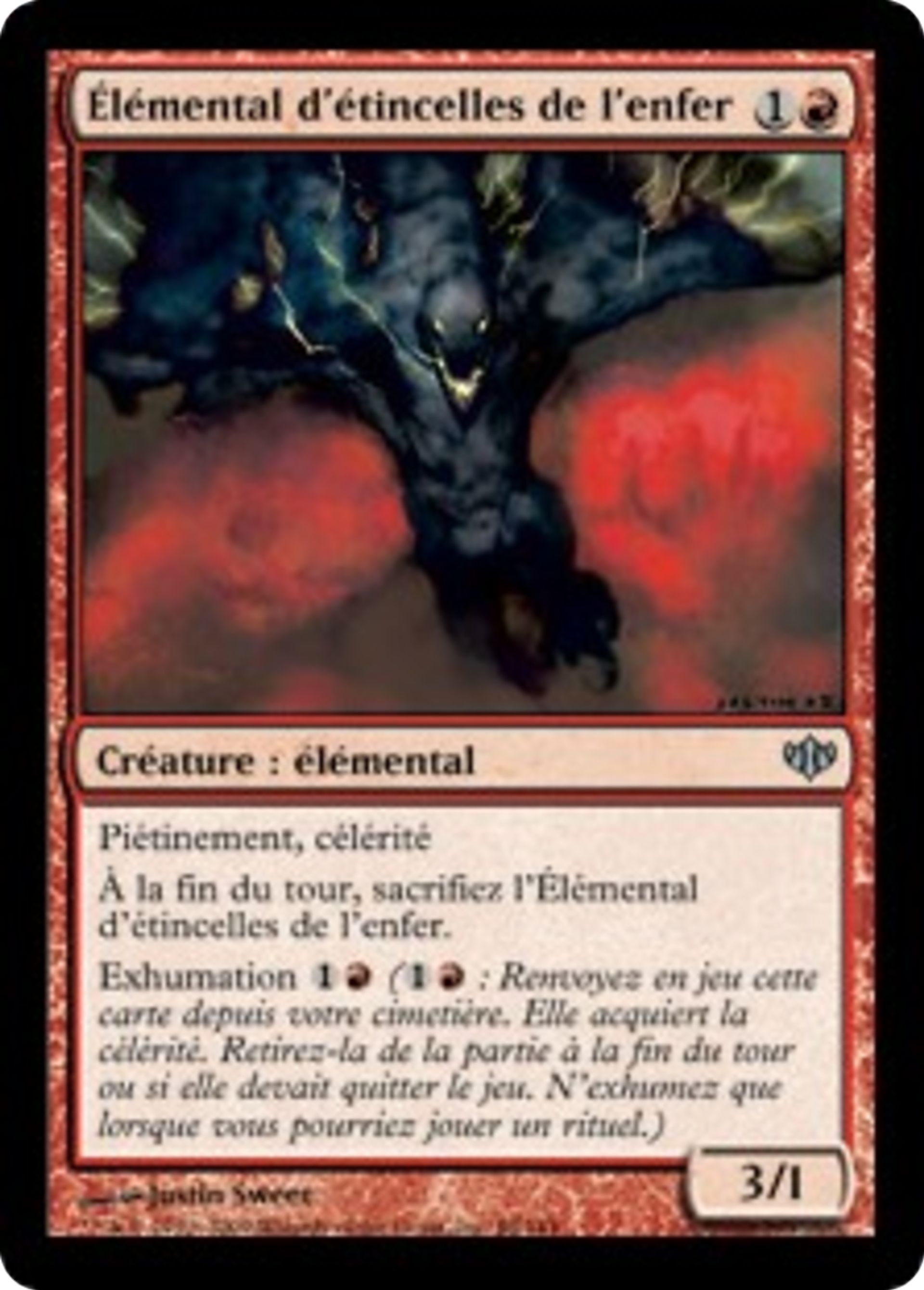 Élémental d'étincelles de l'enfer — Conflux — Magic: The Gathering