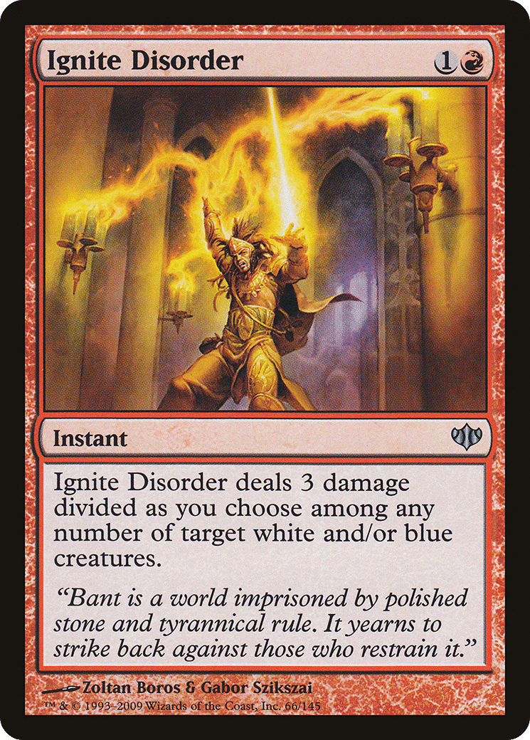 Ignite Disorder — Conflux — Magic: The Gathering