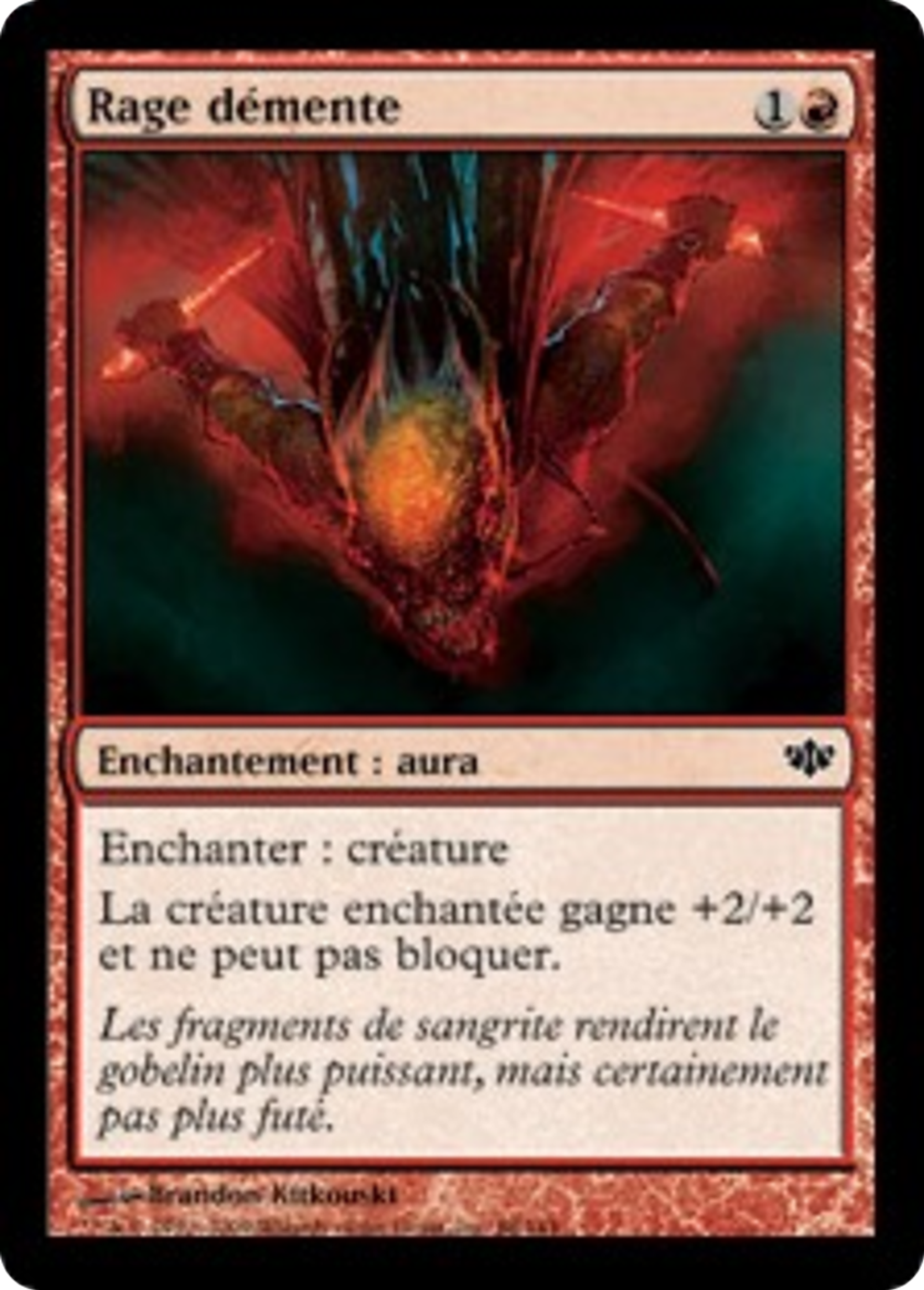 Rage démente — Conflux — Magic: The Gathering