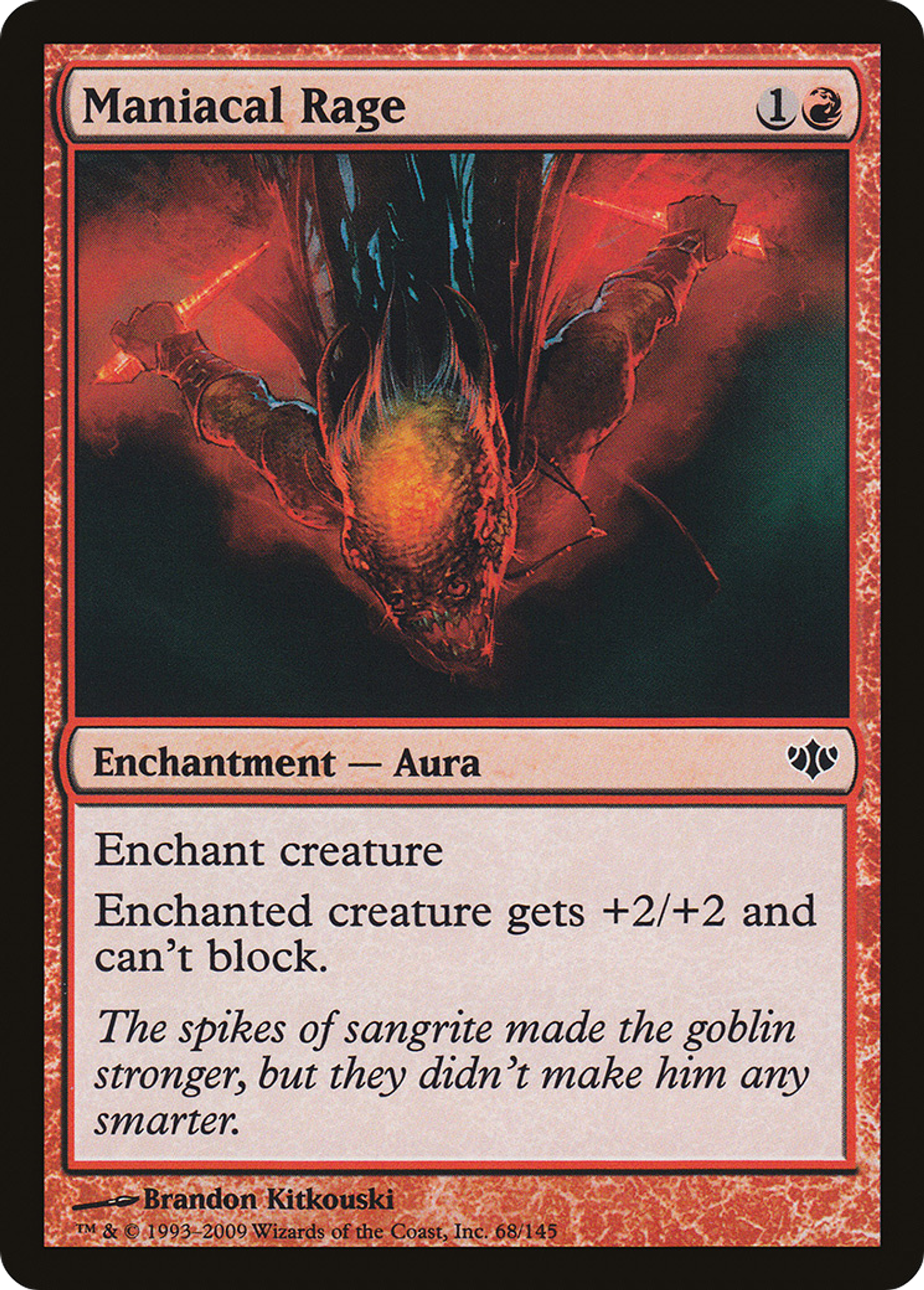 Maniacal Rage — Conflux — Magic: The Gathering