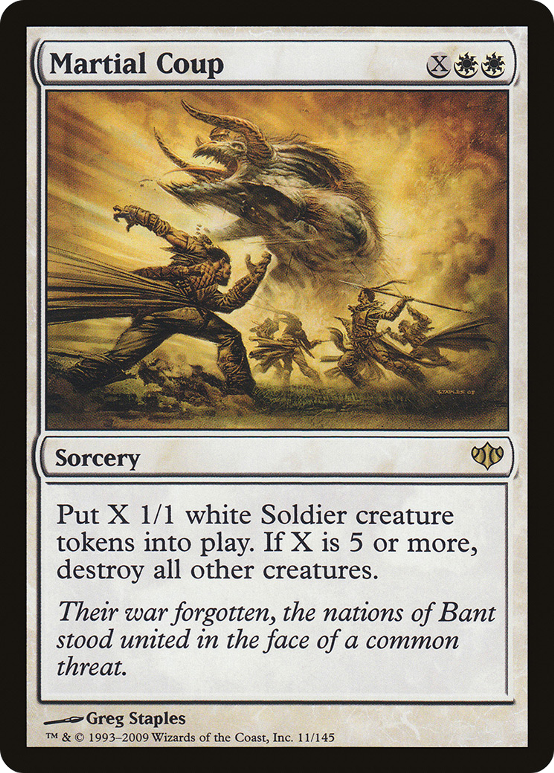 Martial Coup — Conflux — Magic: The Gathering