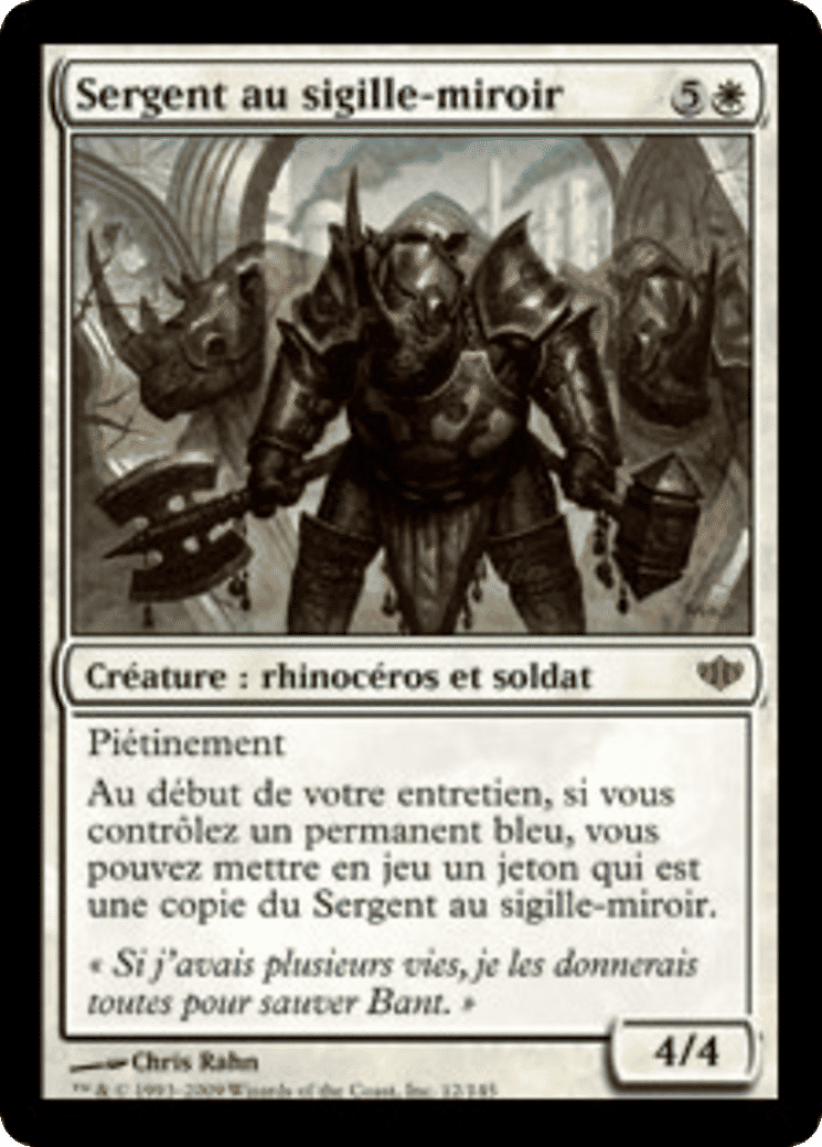 Sergent au sigille-miroir — Conflux — Magic: The Gathering