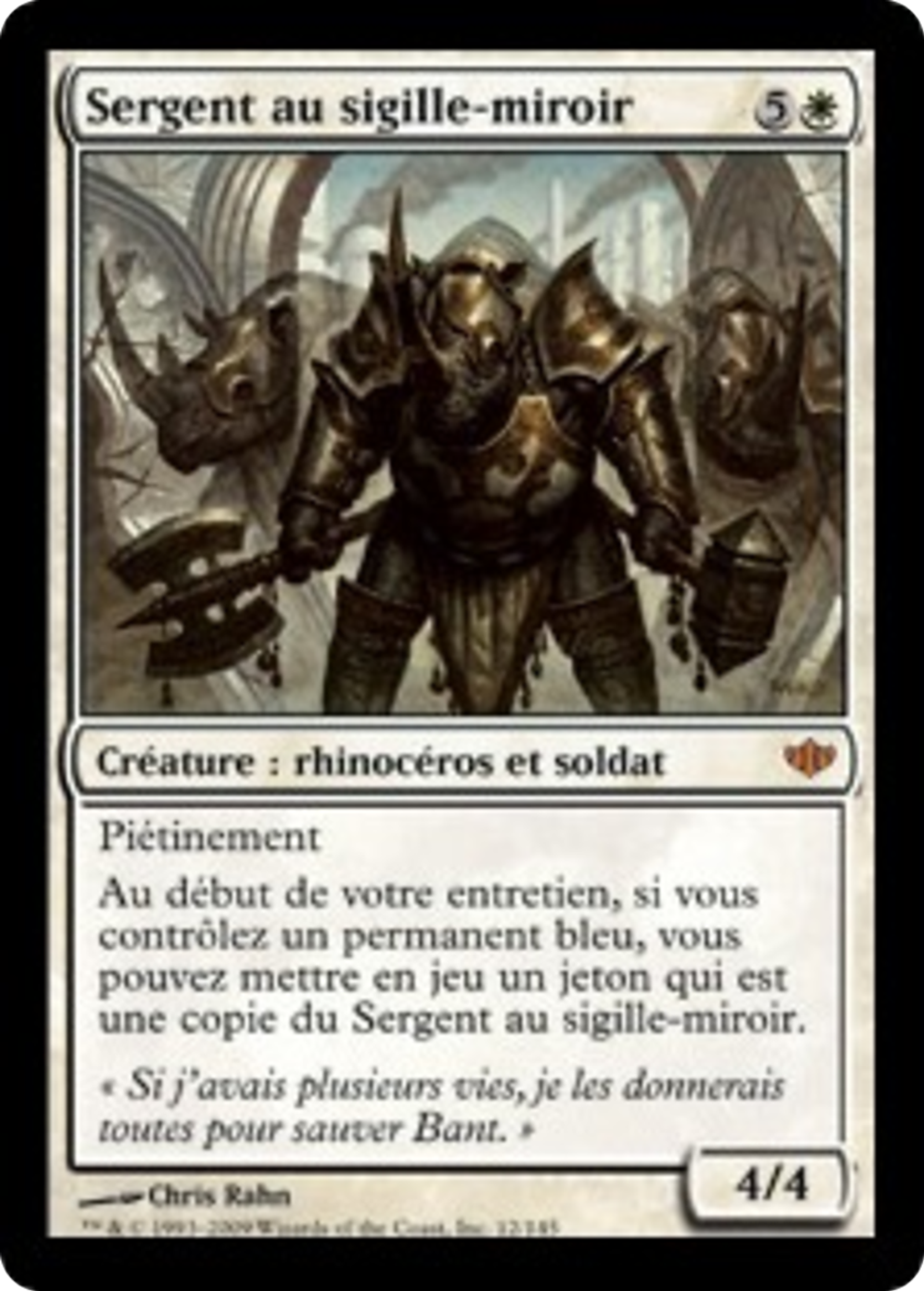 Sergent au sigille-miroir — Conflux — Magic: The Gathering