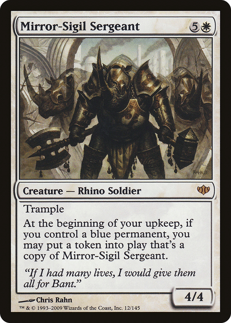 Mirror-Sigil Sergeant — Conflux — Magic: The Gathering