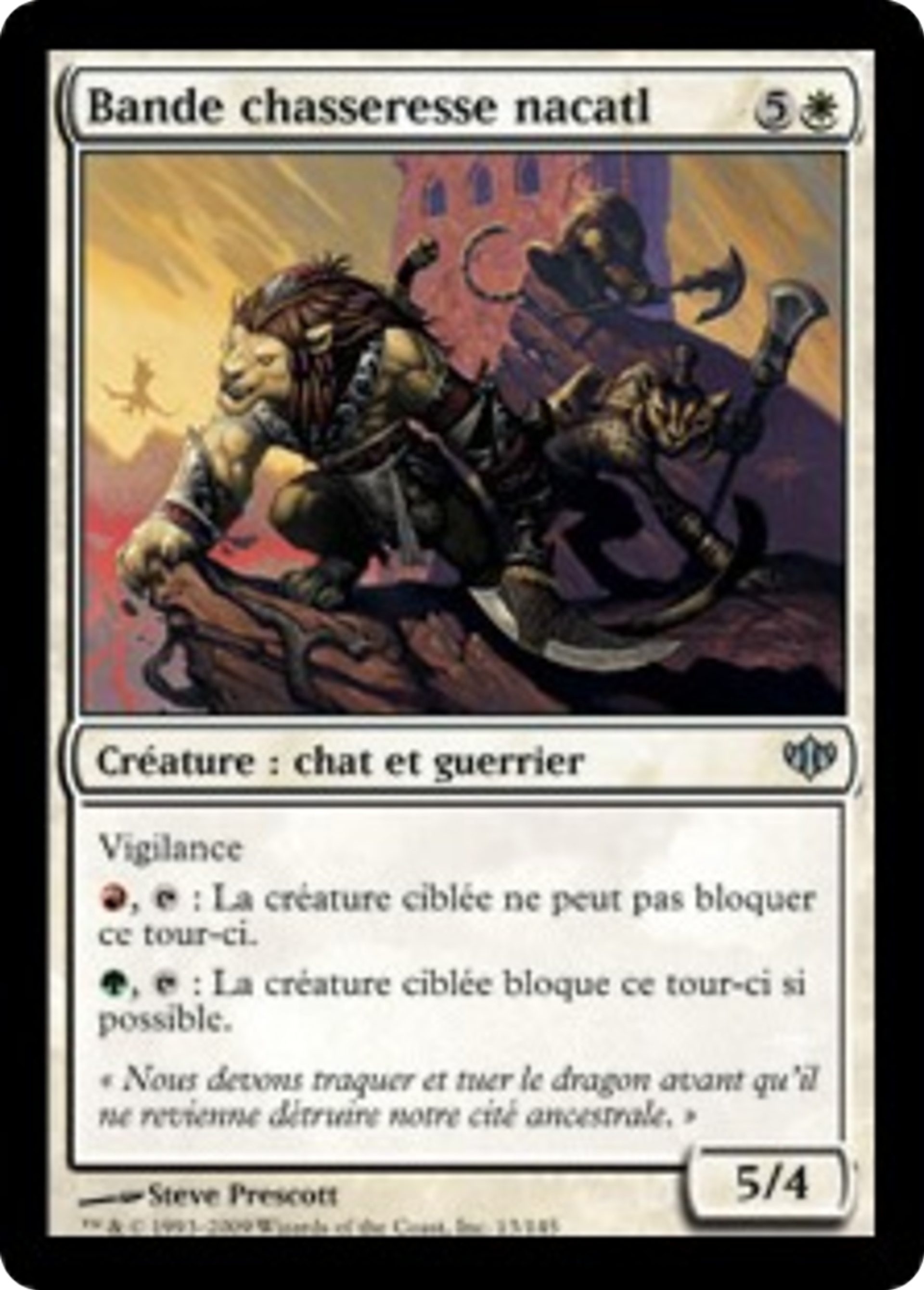 Bande chasseresse nacatl — Conflux — Magic: The Gathering