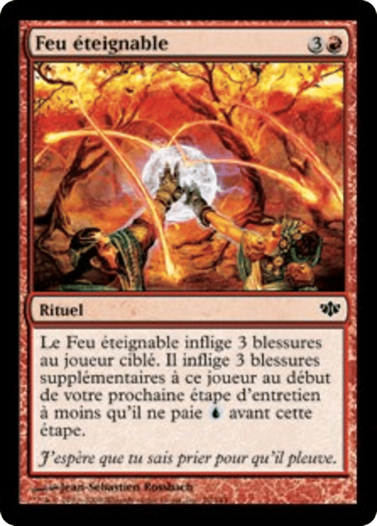 Feu éteignable — Conflux — Magic: The Gathering