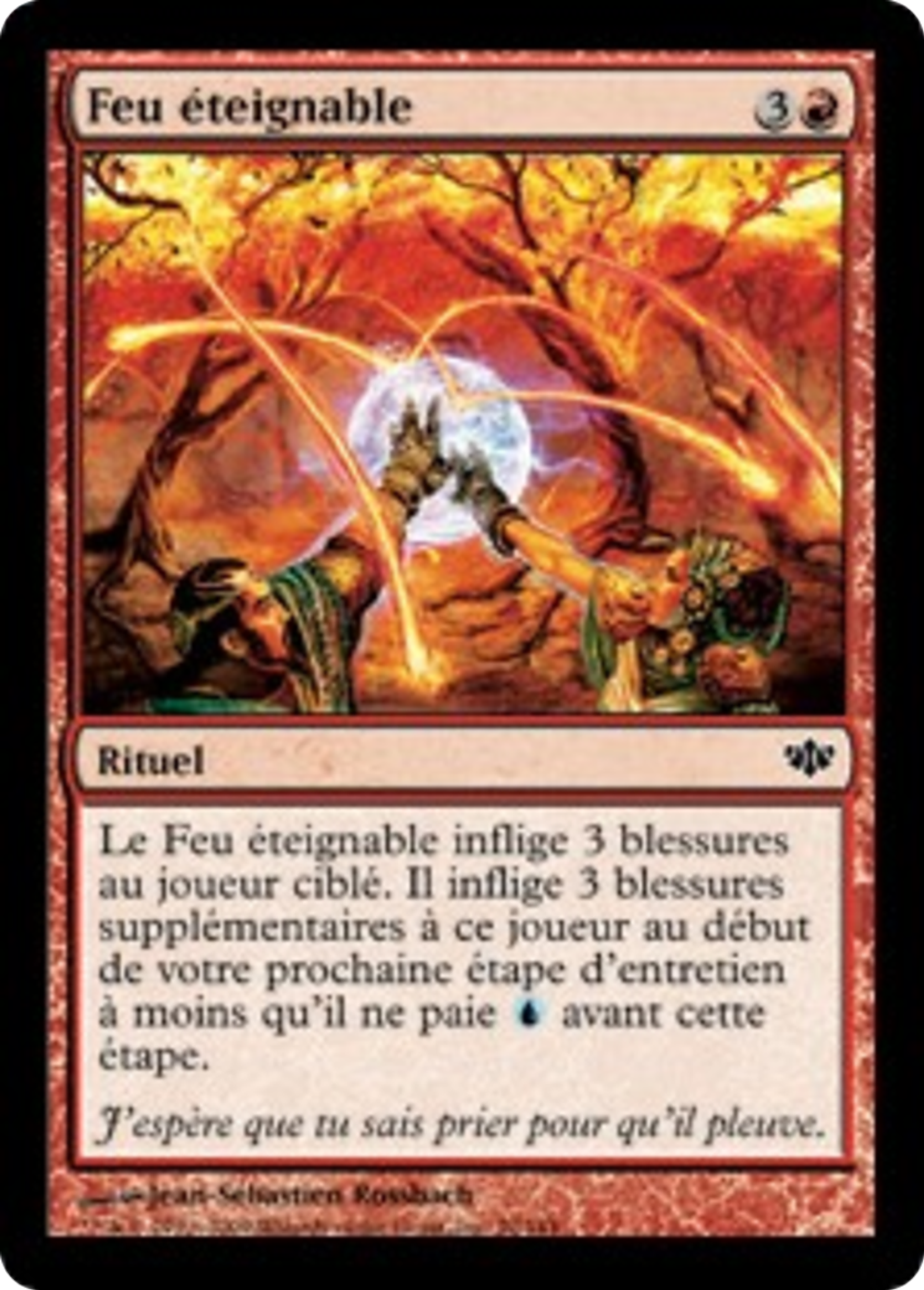 Feu éteignable — Conflux — Magic: The Gathering