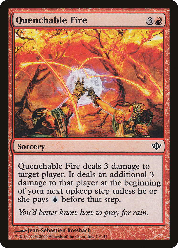 Quenchable Fire — Conflux — Magic: The Gathering