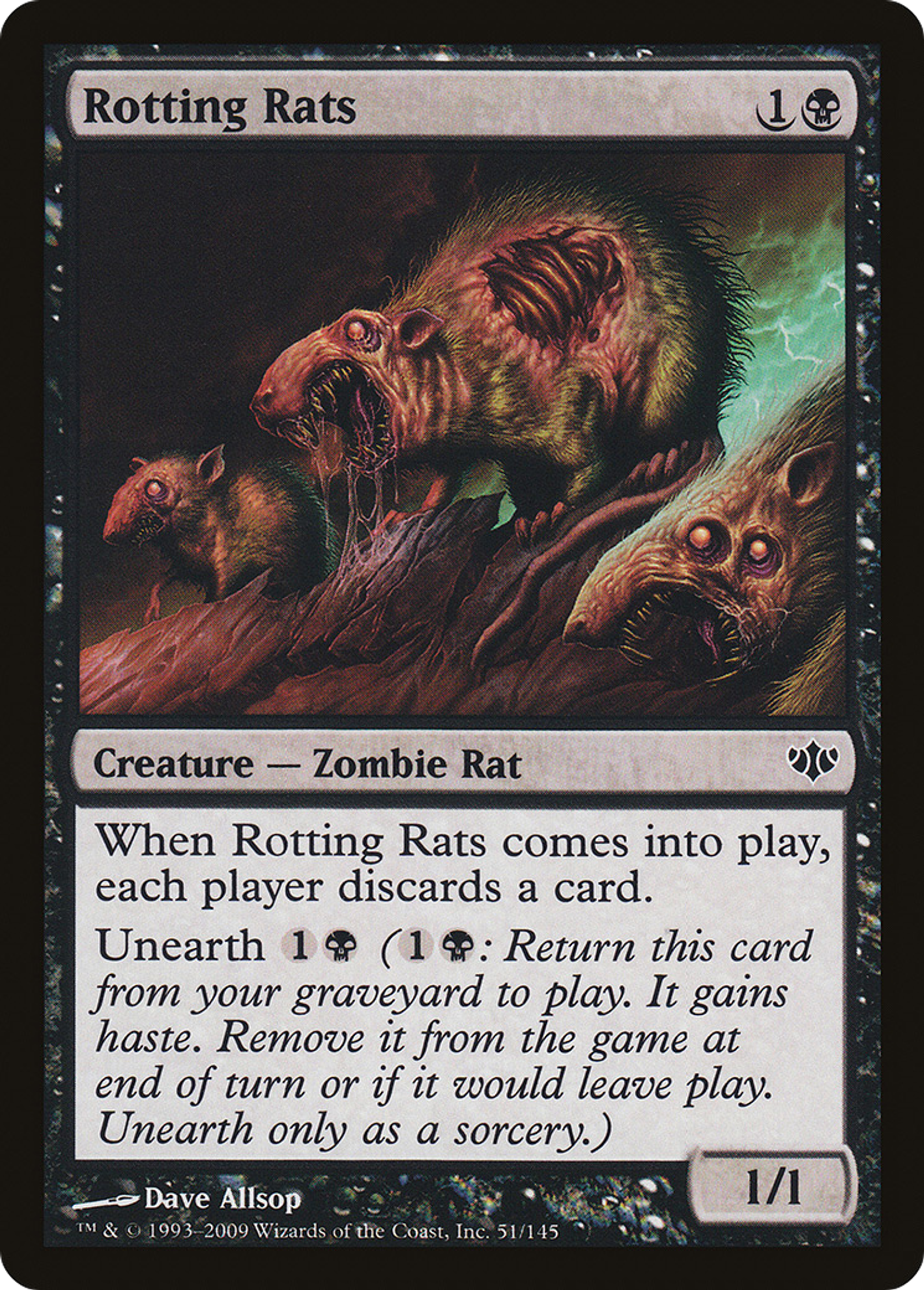 Rotting Rats — Conflux — Magic: The Gathering