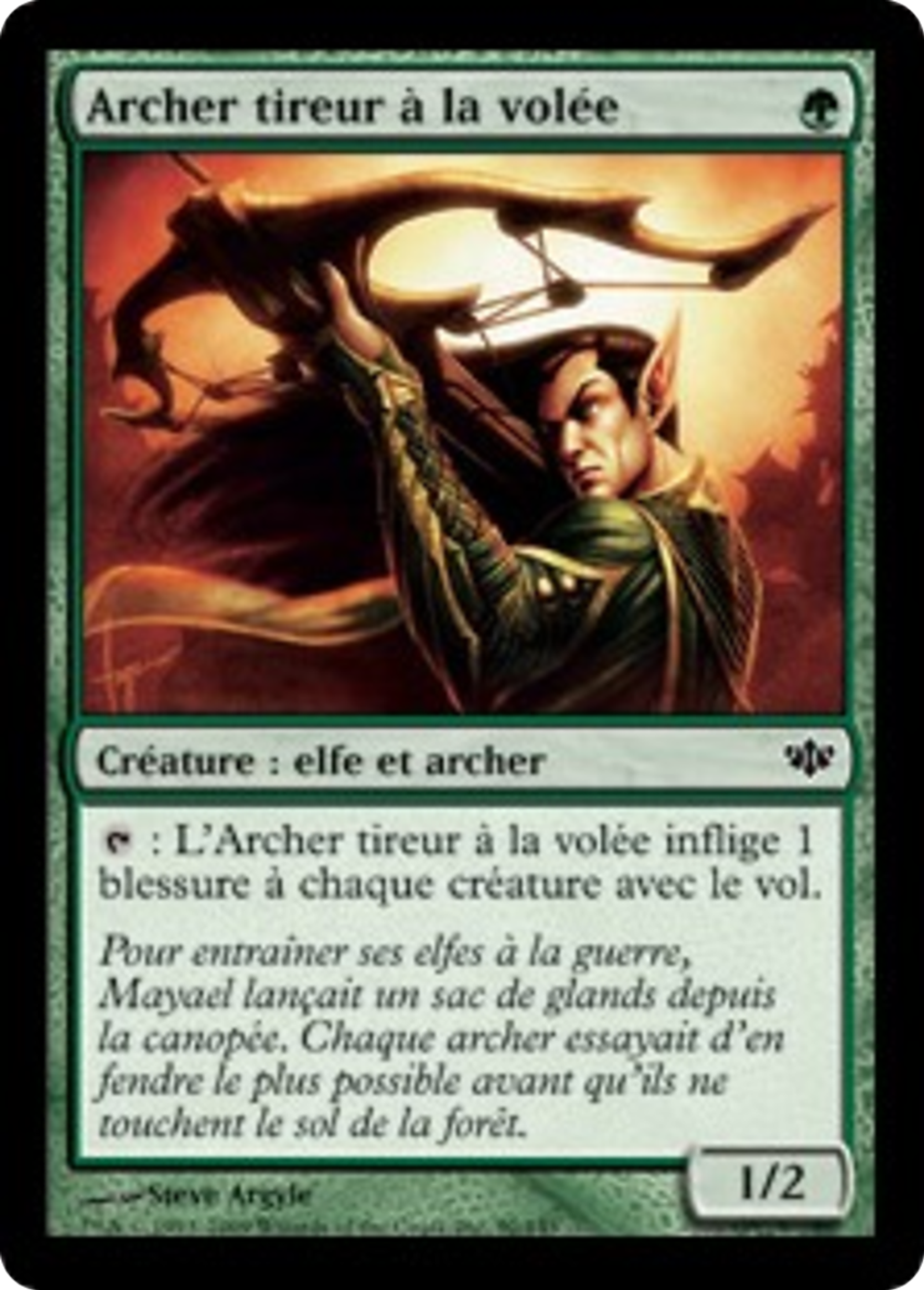 Archer tireur à la volée — Conflux — Magic: The Gathering