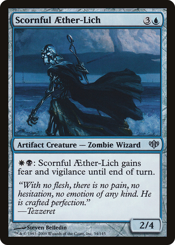 Scornful Aether-Lich — Conflux — Magic: The Gathering