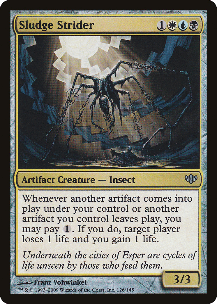 Sludge Strider — Conflux — Magic: The Gathering