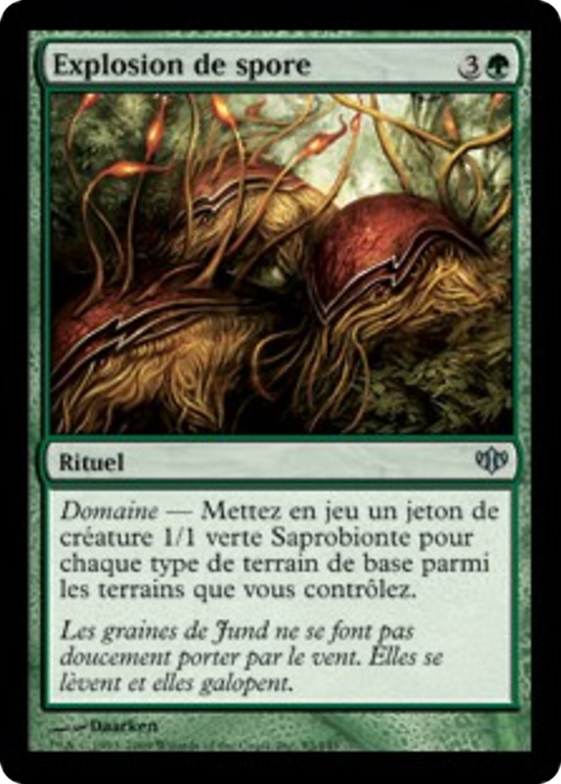 Explosion de spore — Conflux — Magic: The Gathering