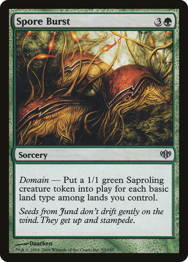 Spore Burst — Conflux — Magic: The Gathering