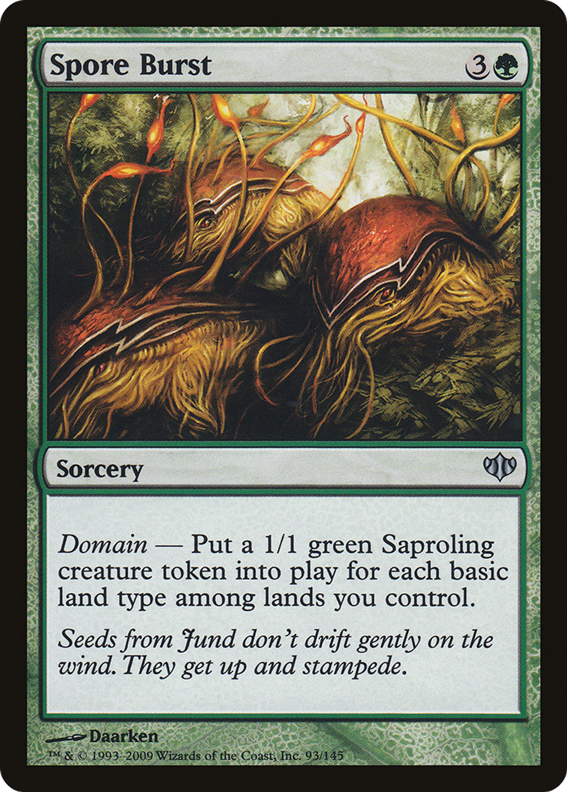 Explosion de spore — Conflux — Magic: The Gathering