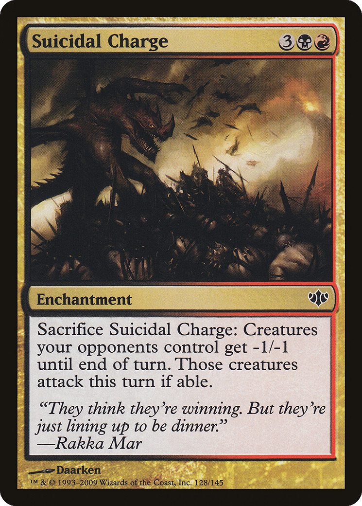 Suicidal Charge — Conflux — Magic: The Gathering