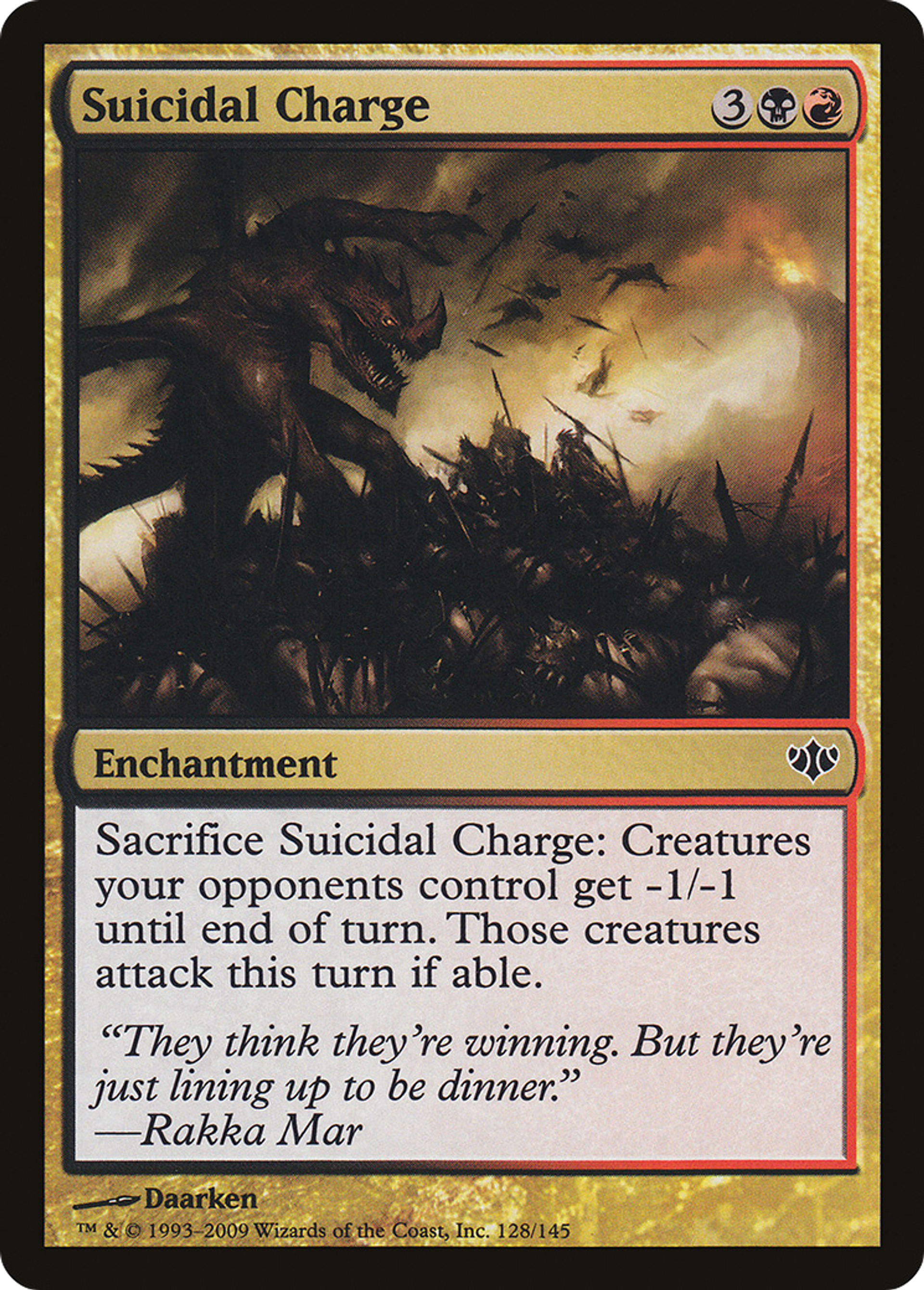 Suicidal Charge — Conflux — Magic: The Gathering